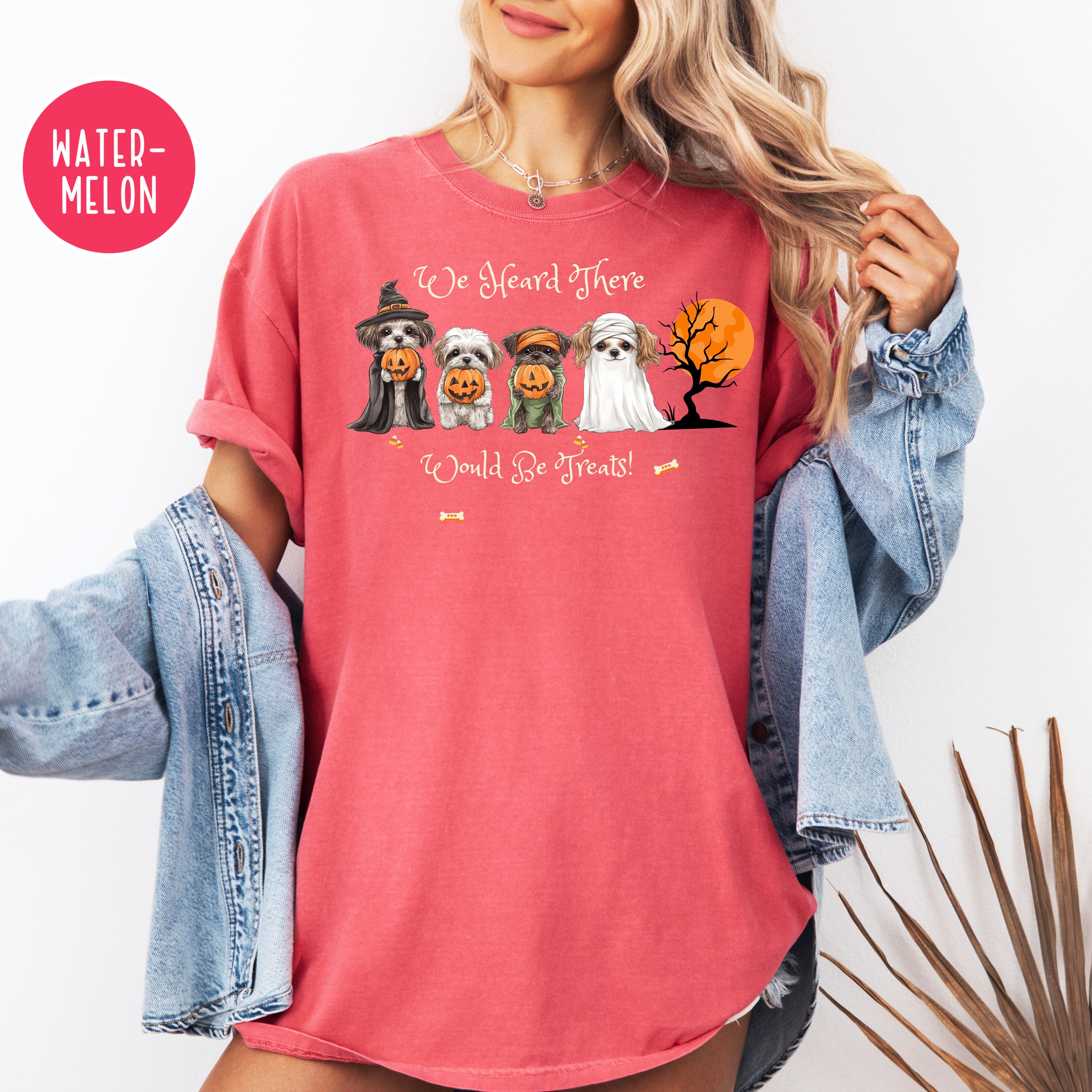 Dog Lover Comfort Colors Halloween Tee Shirt for Dog Mama
