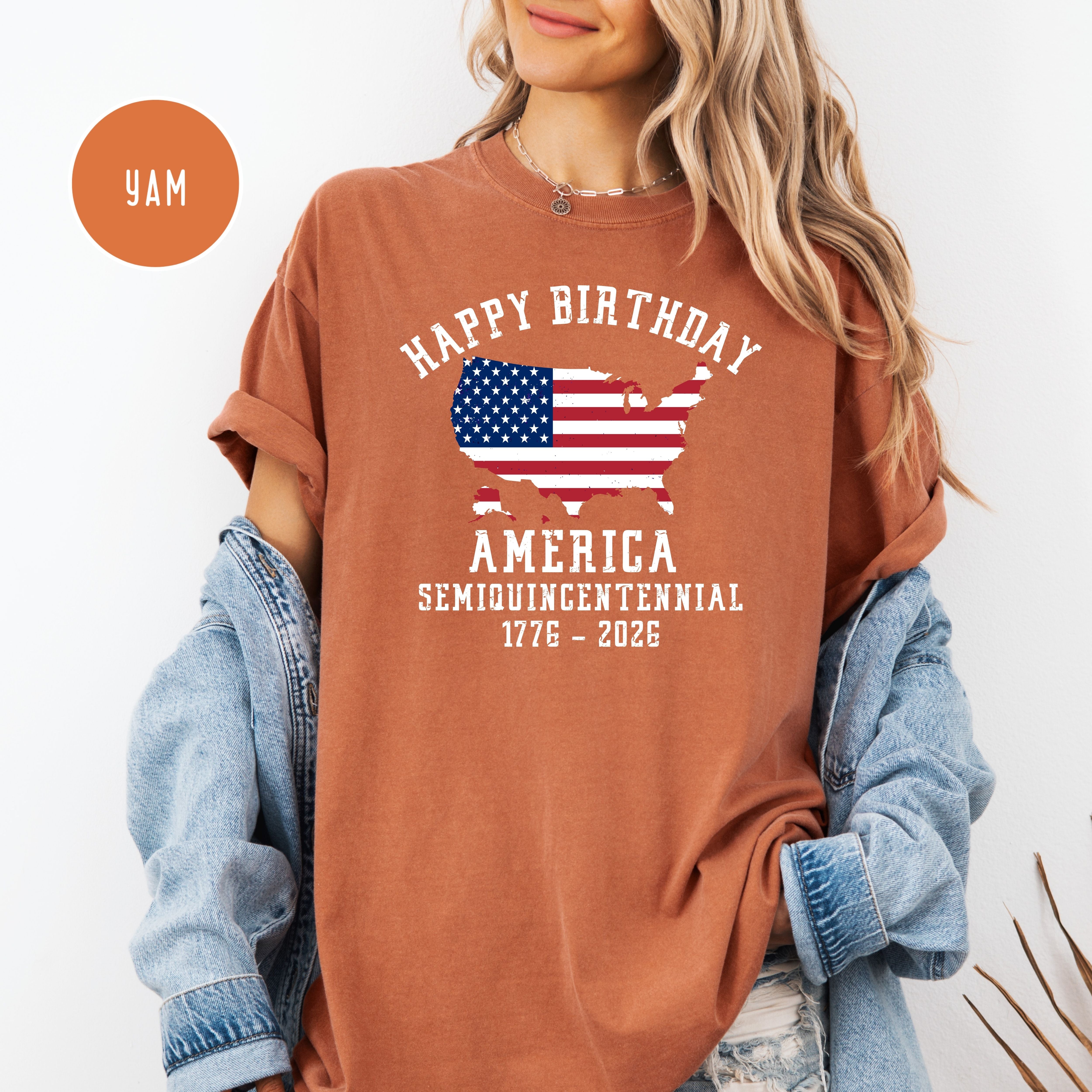 Patriotic 4th of July Semiquincentennial 250 Anniversary of America Comfort Colors T-Shirt