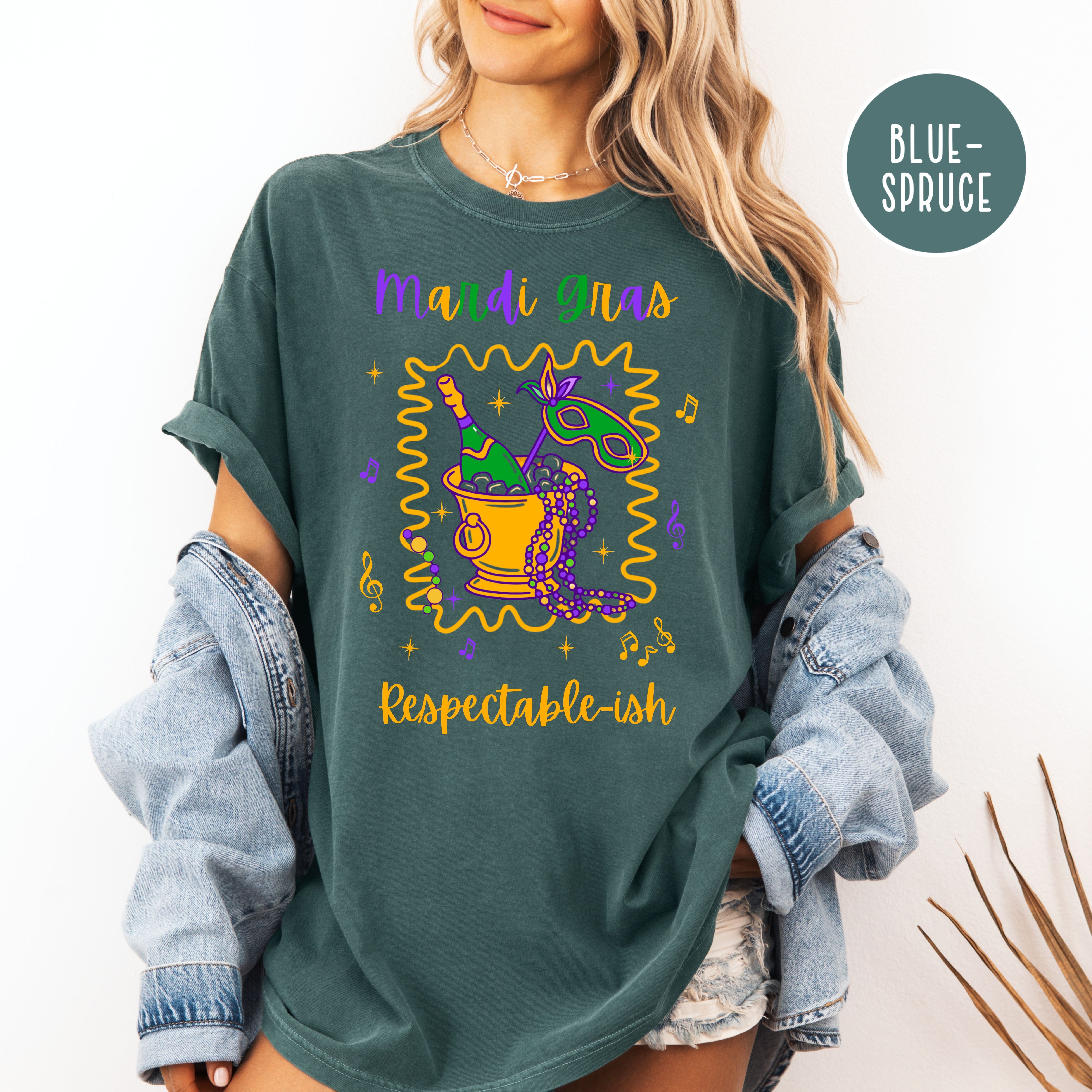 Mardi Gras Celebration Comfort Colors T-Shirt, New Orleans Travel Shirt