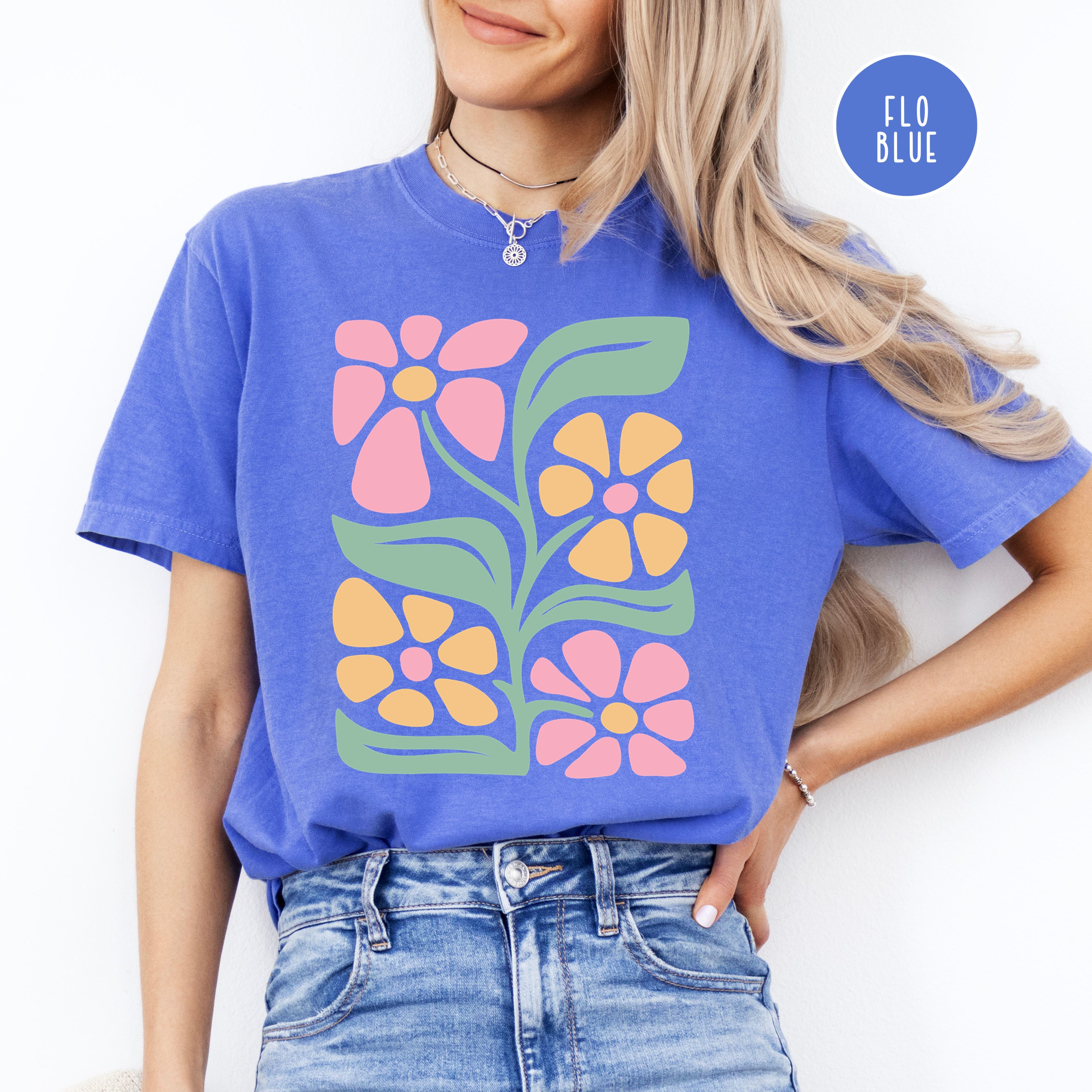 Floral Spring Comfort Colors® Tee