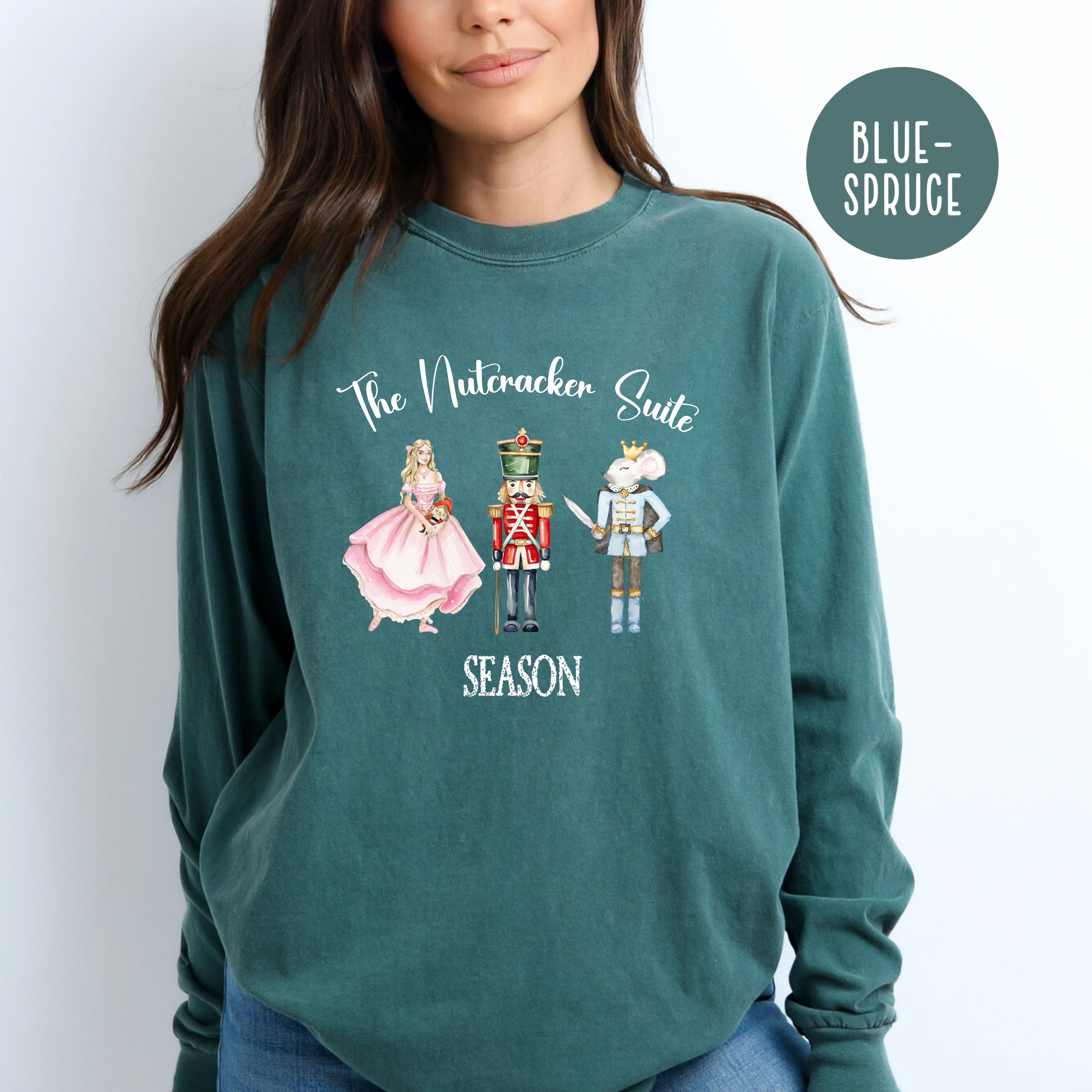 Nutcracker Suite Season Ballet Gift Comfort Colors® Long Sleeve Tee