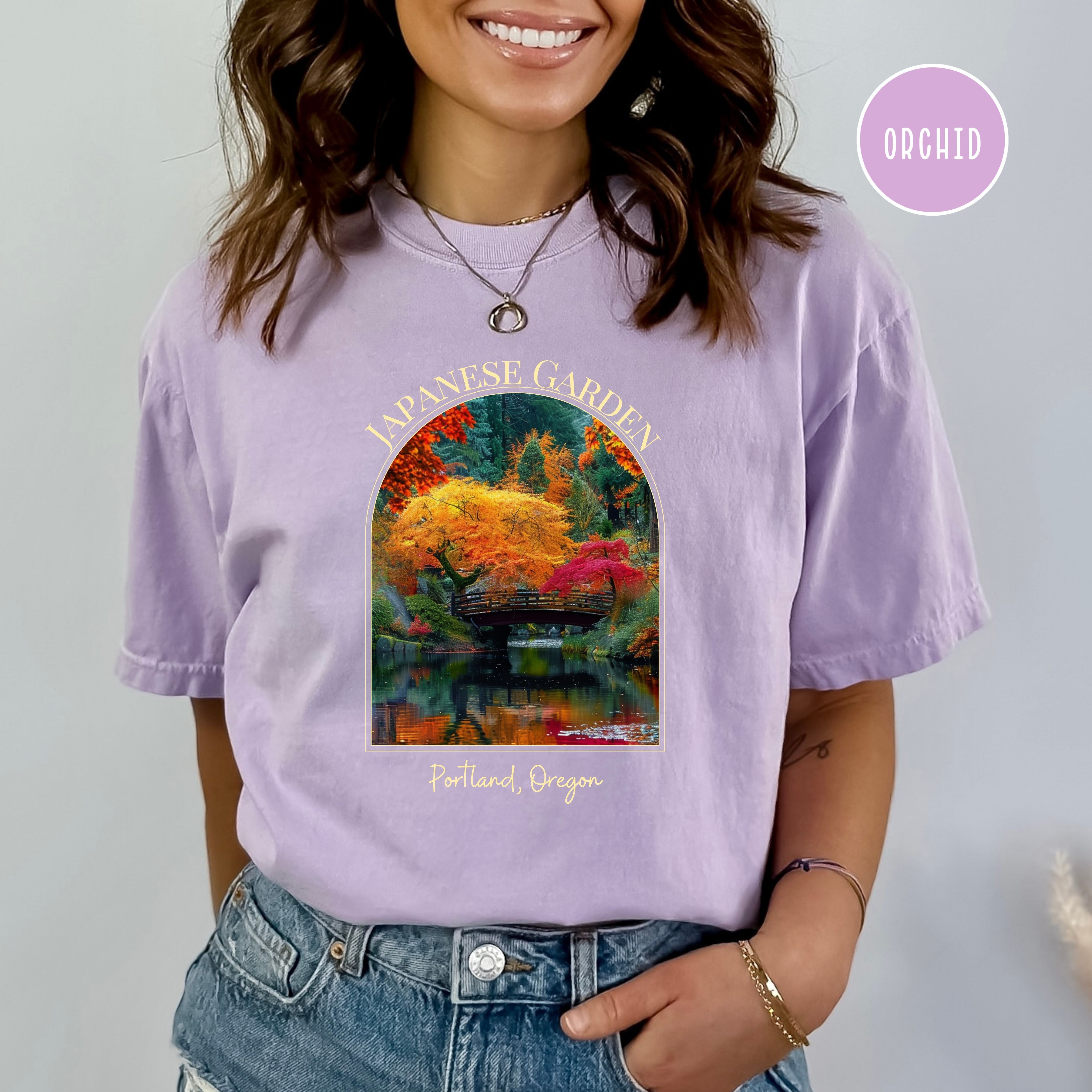 Portland Oregon Japanese Garden Comfort Colors® Tee