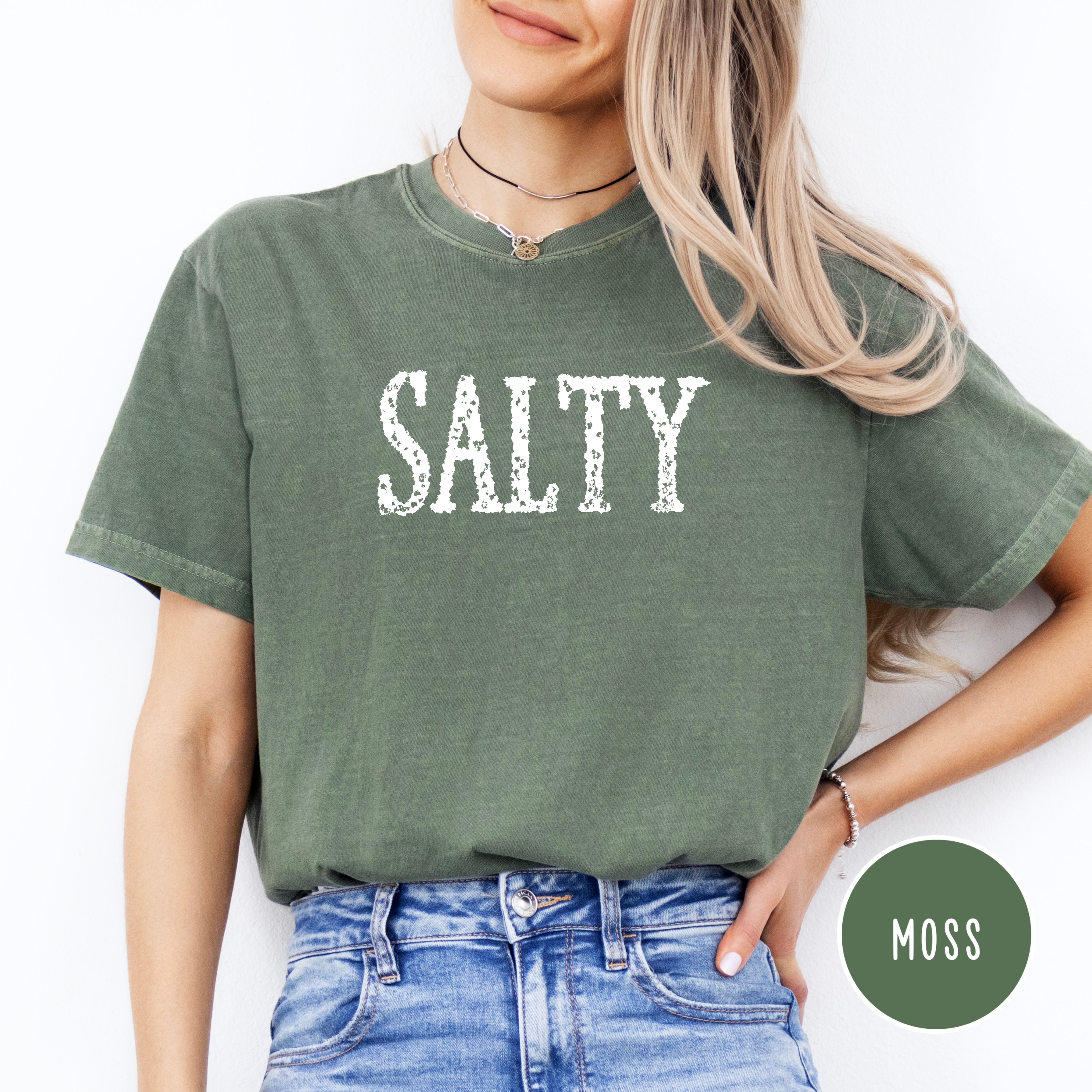 Salty Grunge Comfort Color Beach Tee