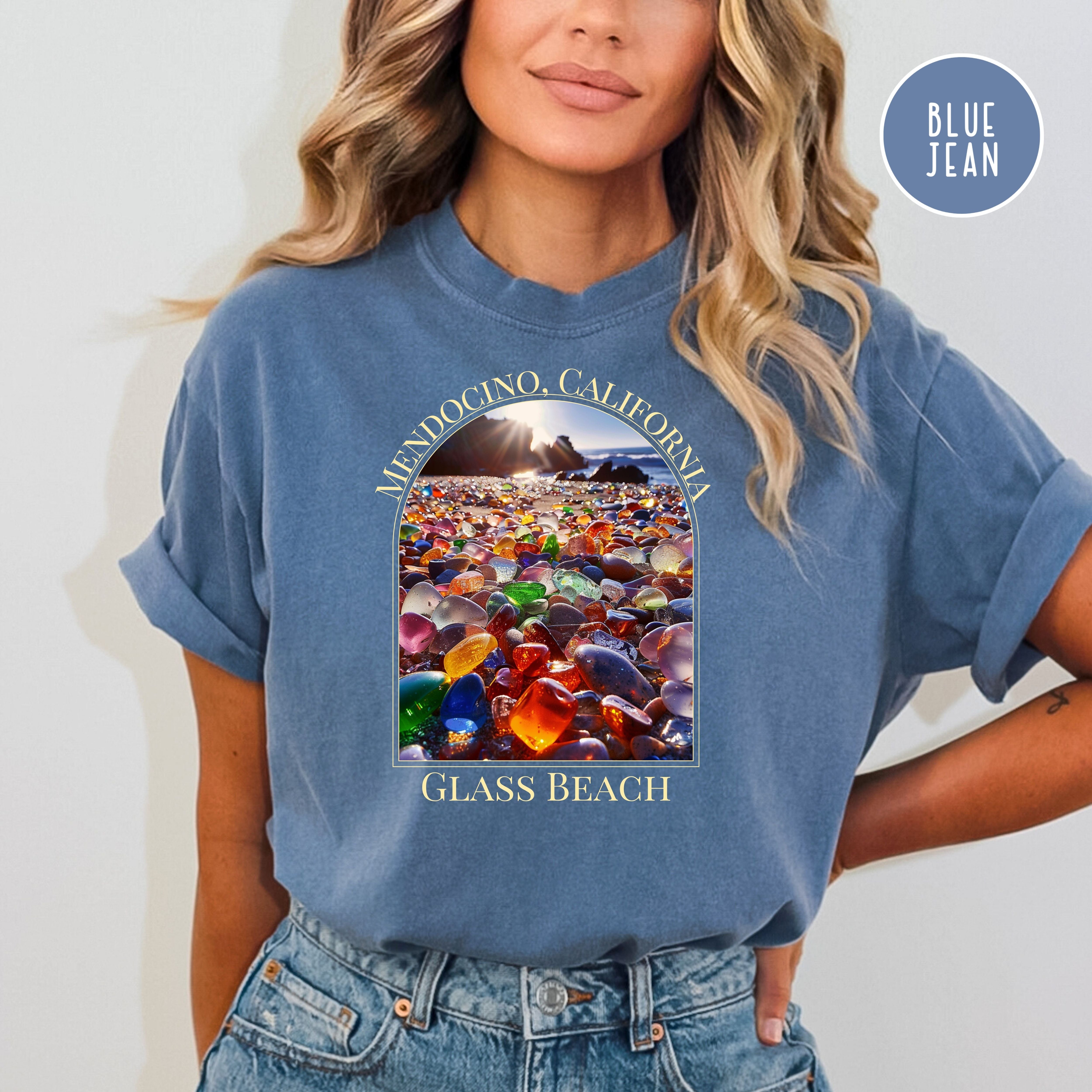 Glass Beach Mendocino California Comfort Colors® Tee