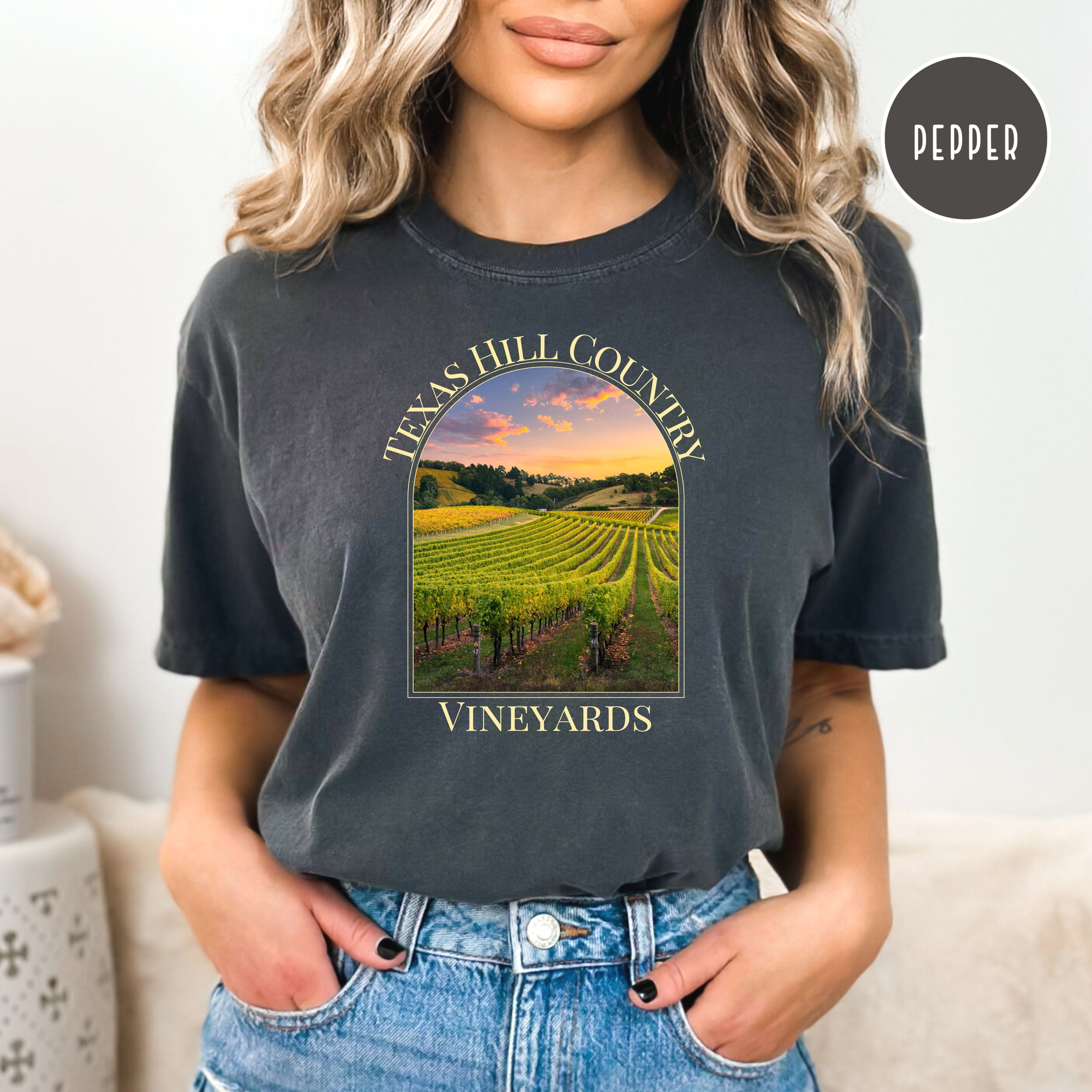 Texas Hill Country Vineyards Comfort Colors® Tee