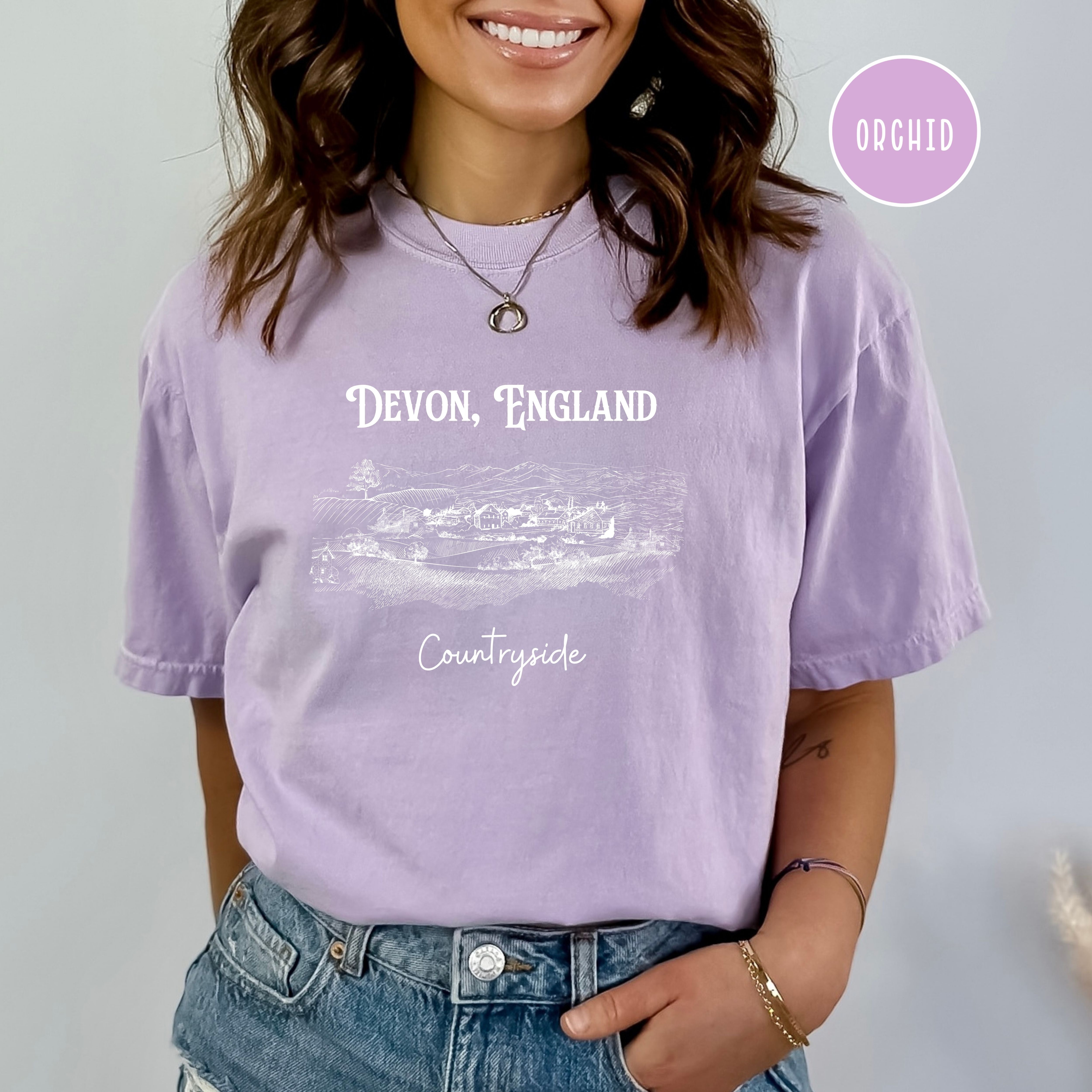 Devon England Countryside Comfort Colors® Tee