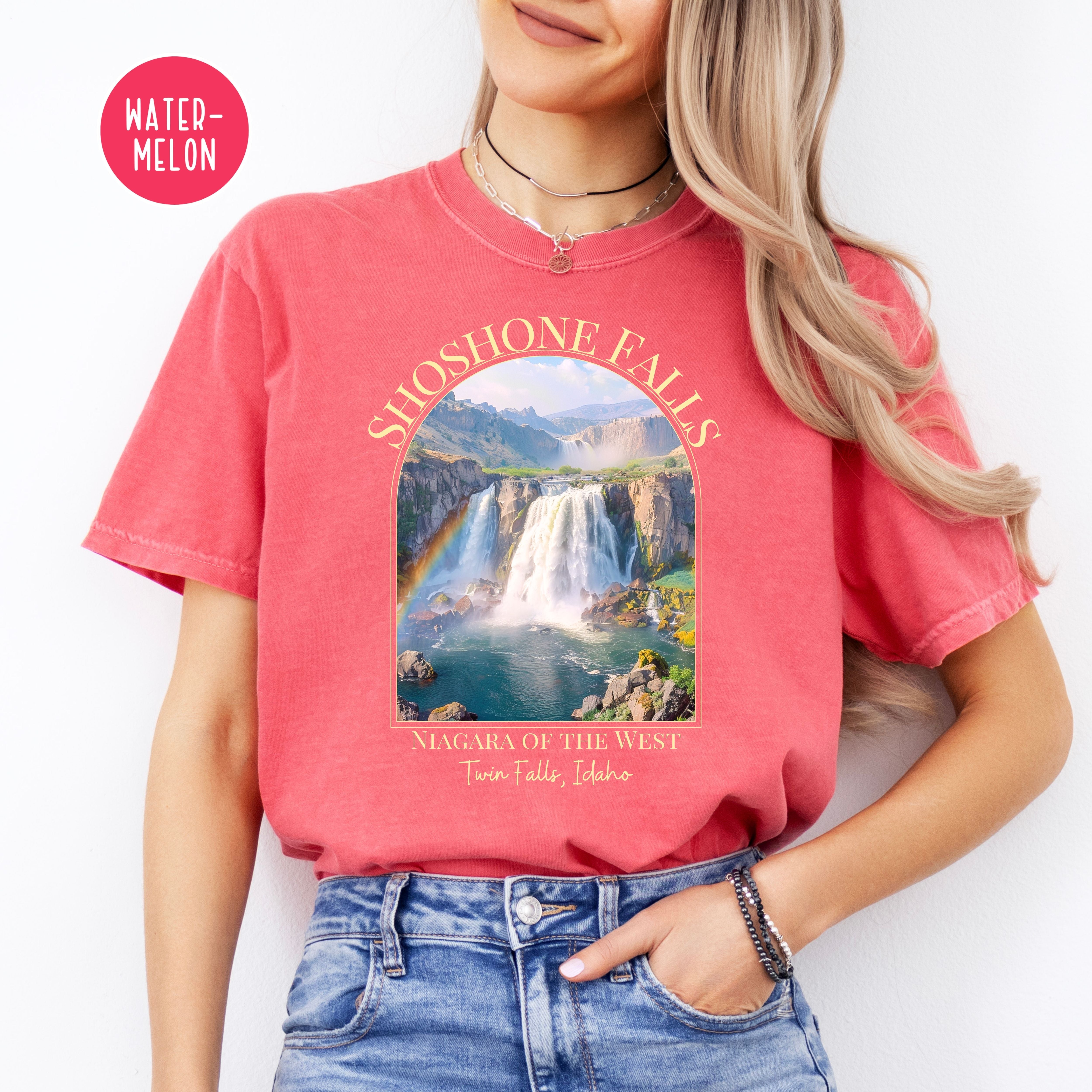 Shoshone Falls Idaho, Niagra of the West Comfort Colors® Tee