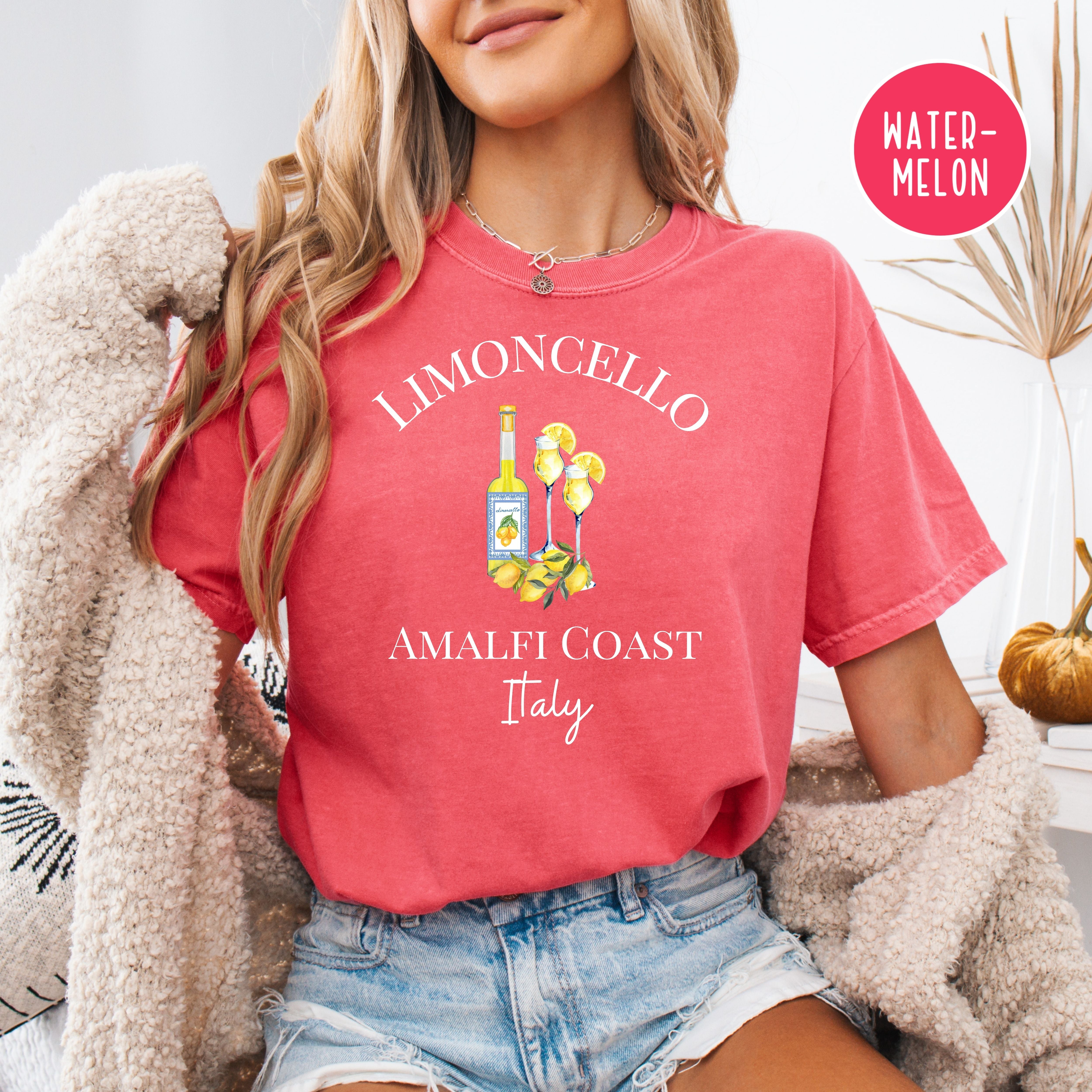 Limoncello Amalfi Coast Italy Comfort Colors Tee