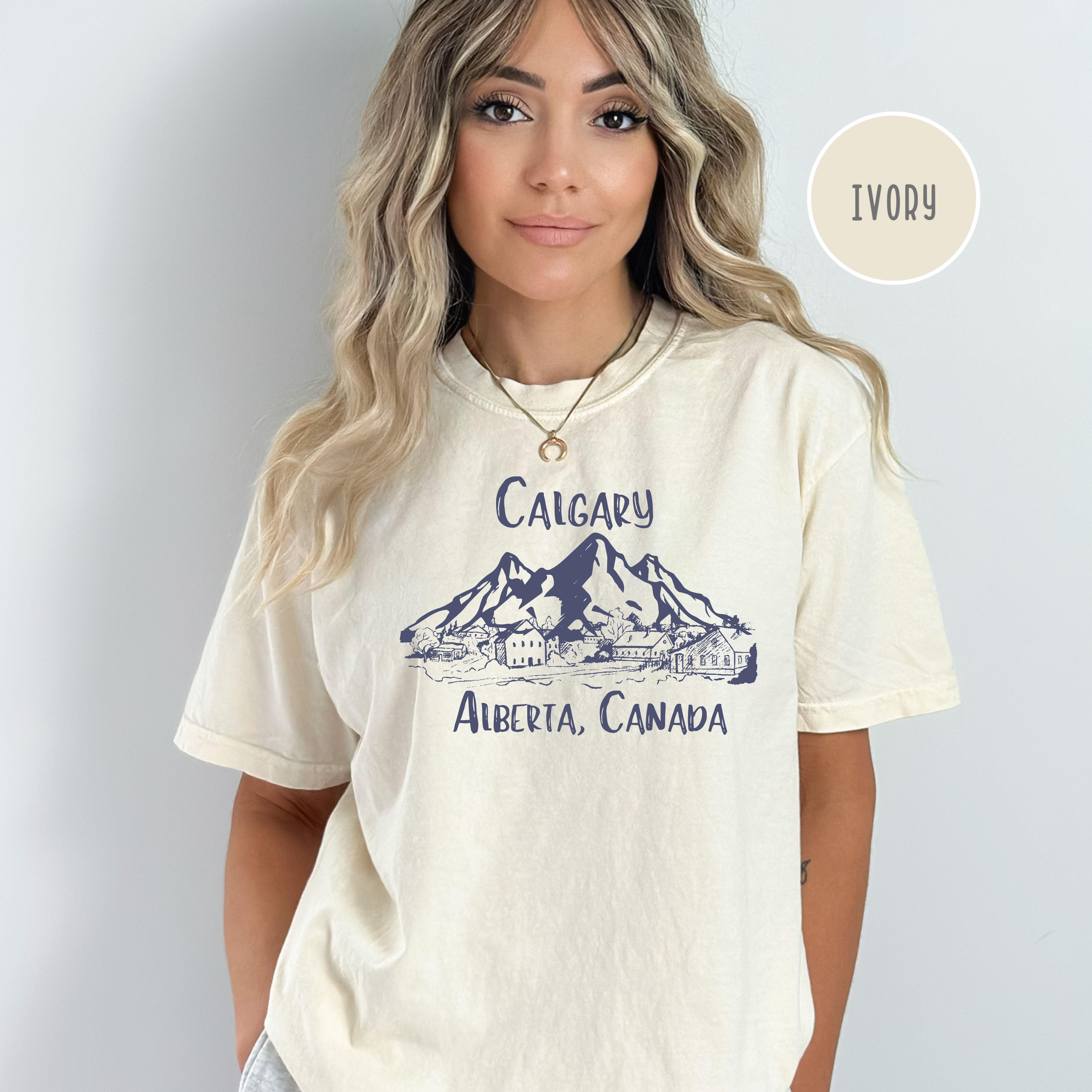 Calgary Alberta Canada Comfort Colors Tee Shirt