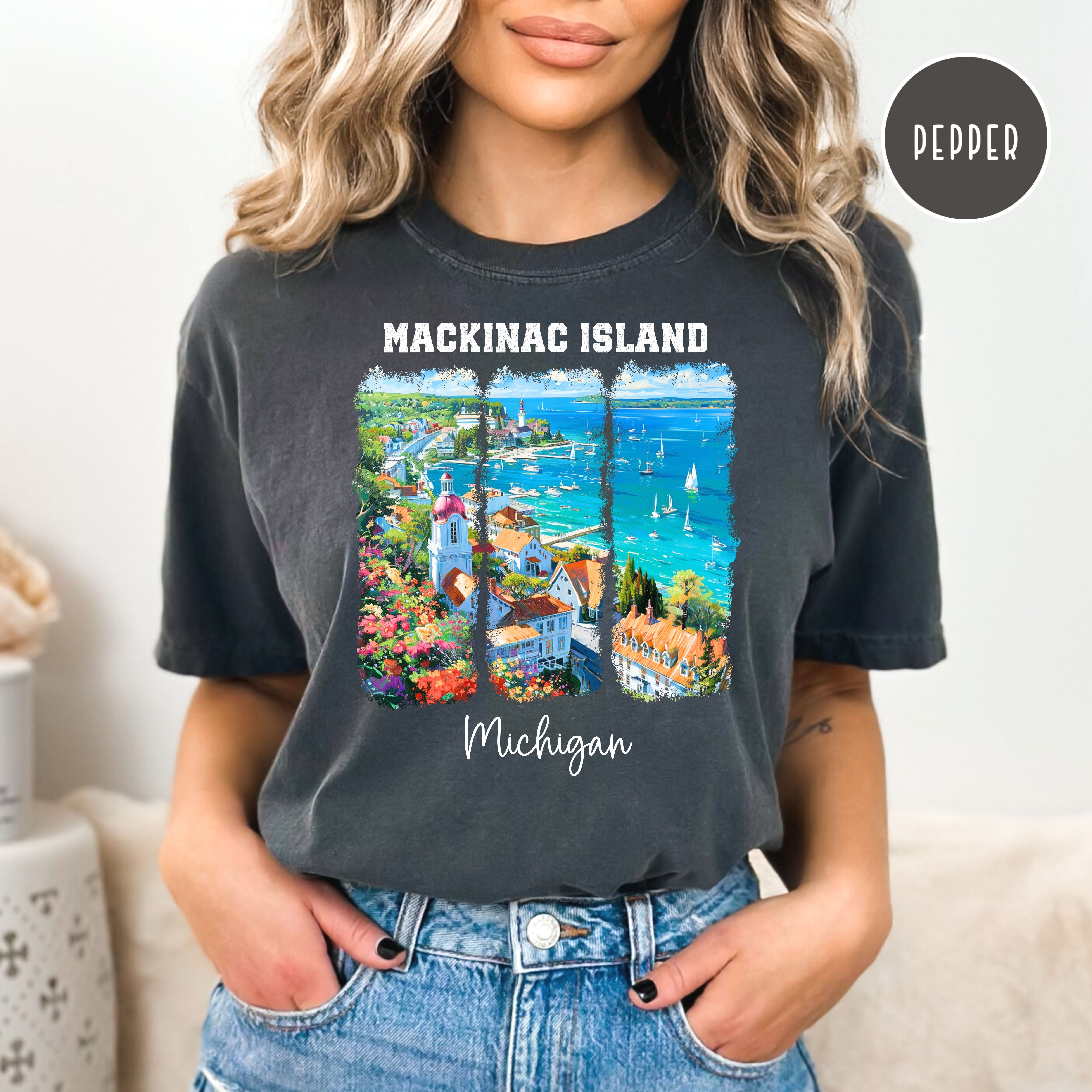 Mackinac Island Michigan Comfort Colors® Tee