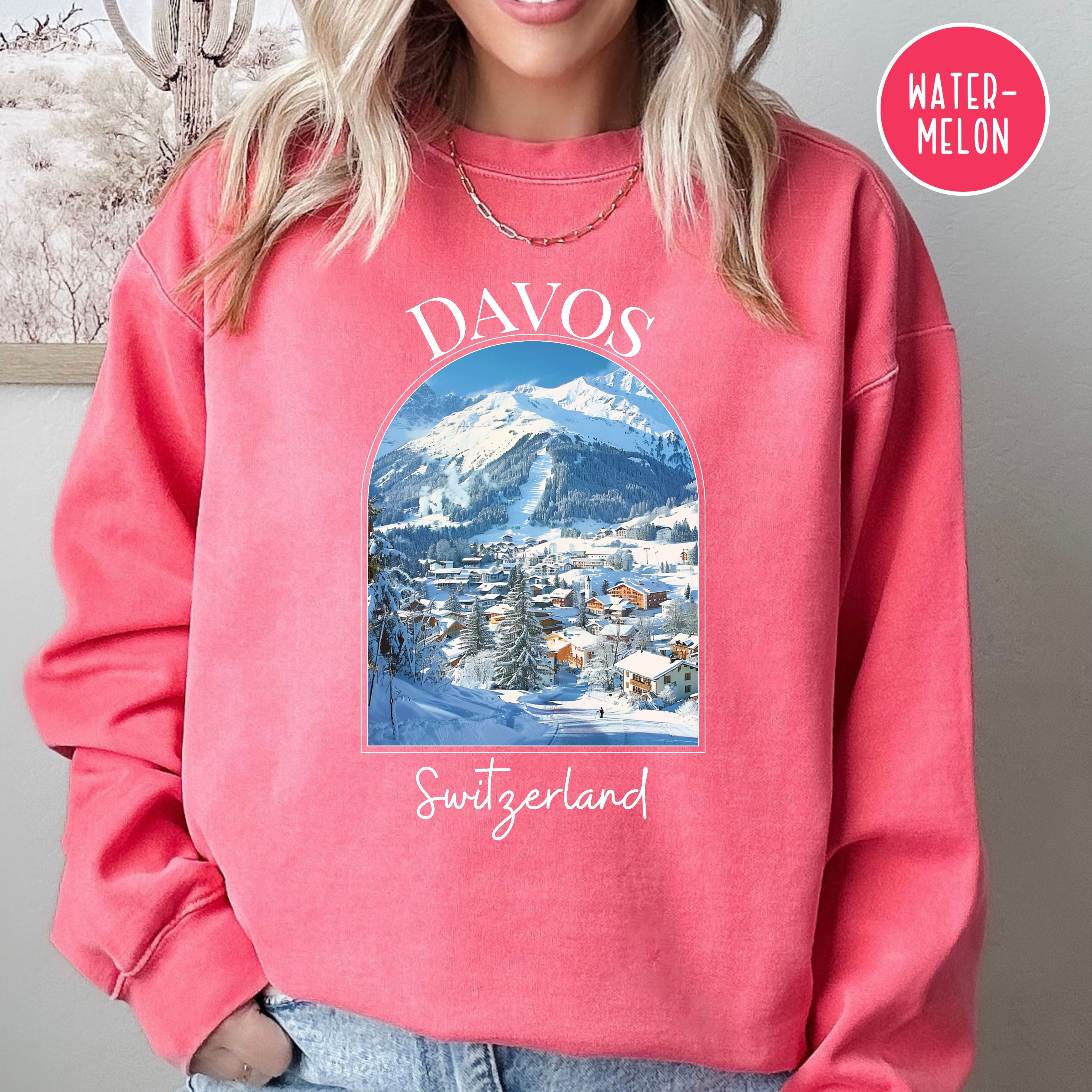 Davos Switzerland Comfort Colors® Sweatshirt