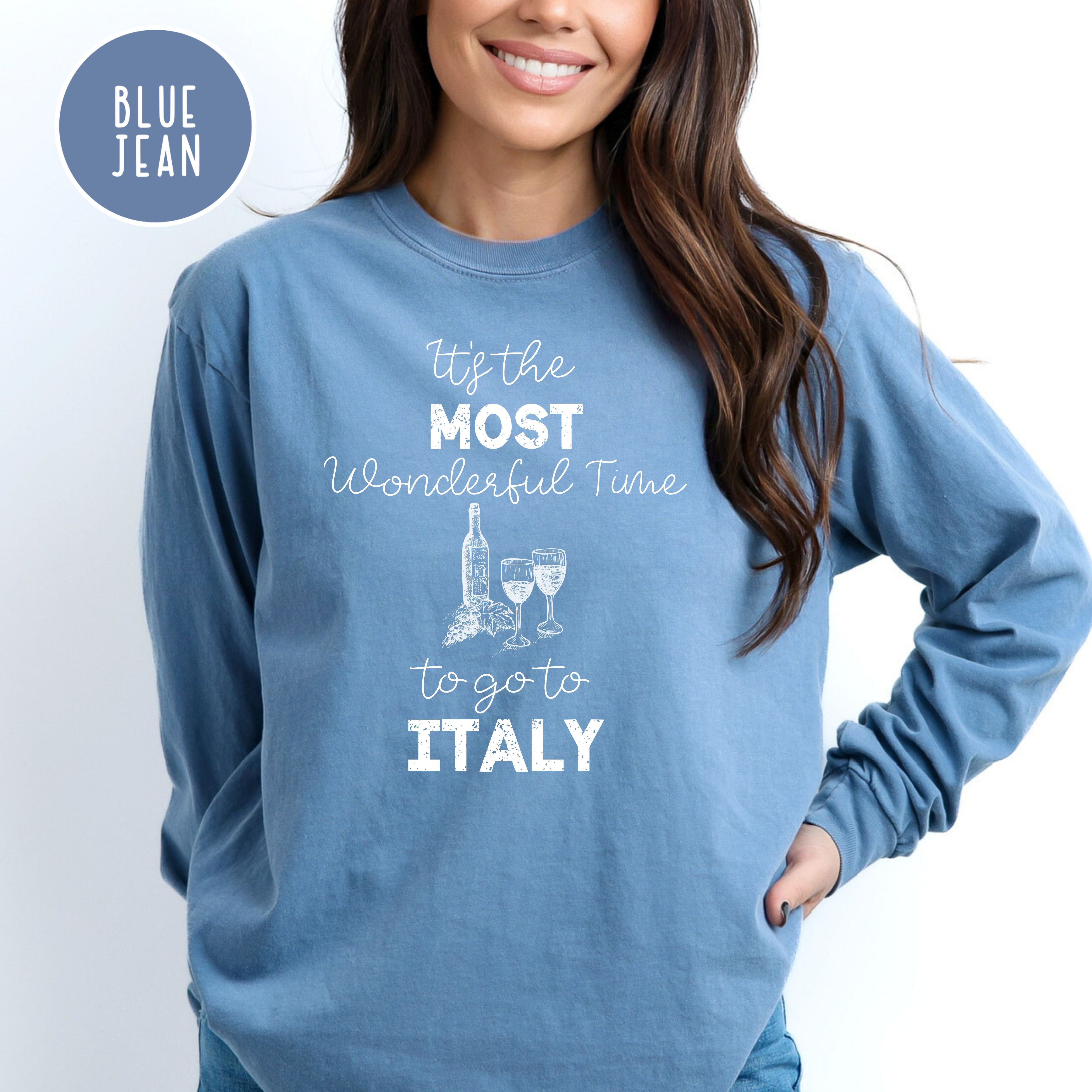 The Most Wonderful Time To Travel To Italy Comfort Colors® Long Sleeve Tee