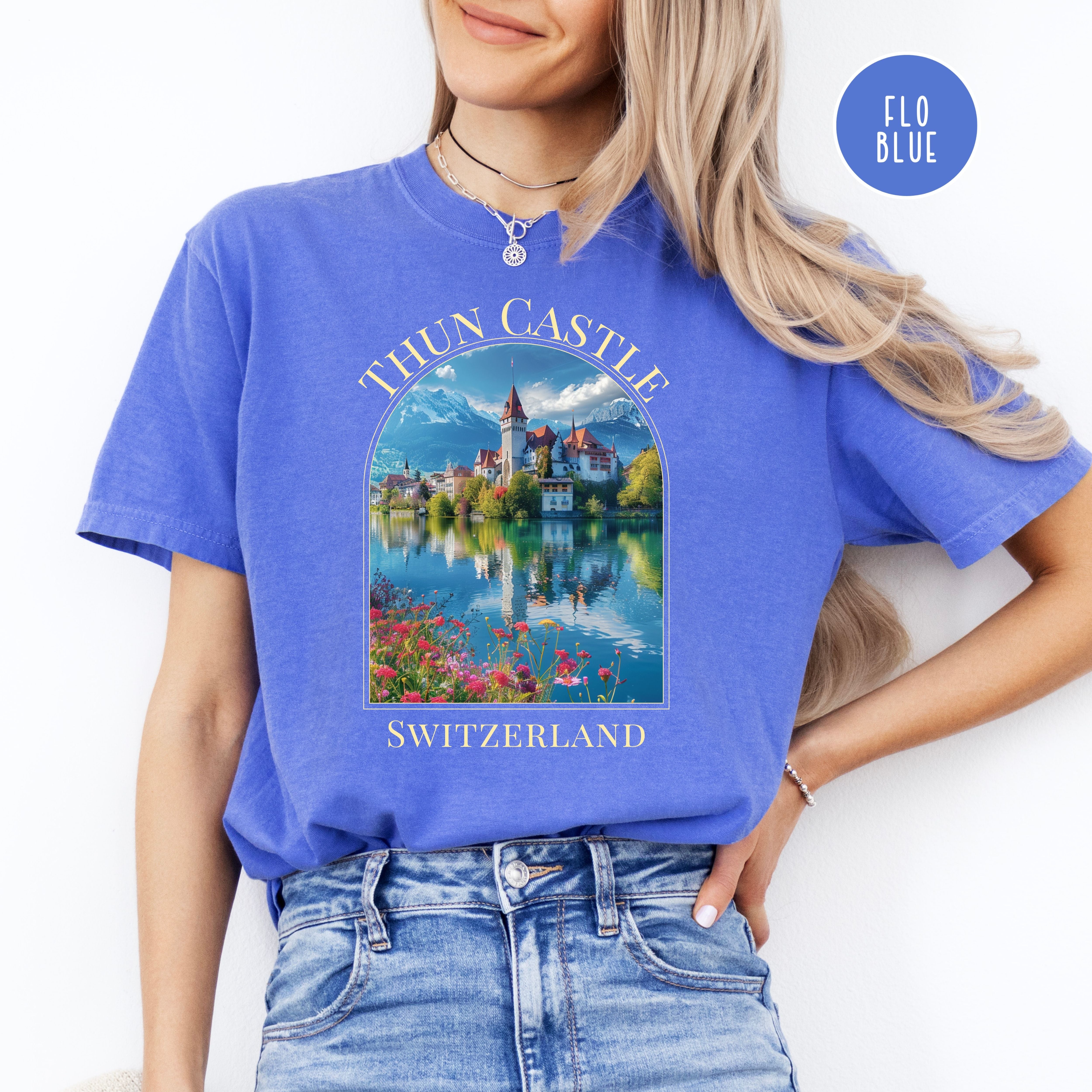 Thun Castle Switzerland Comfort Colors® Tee