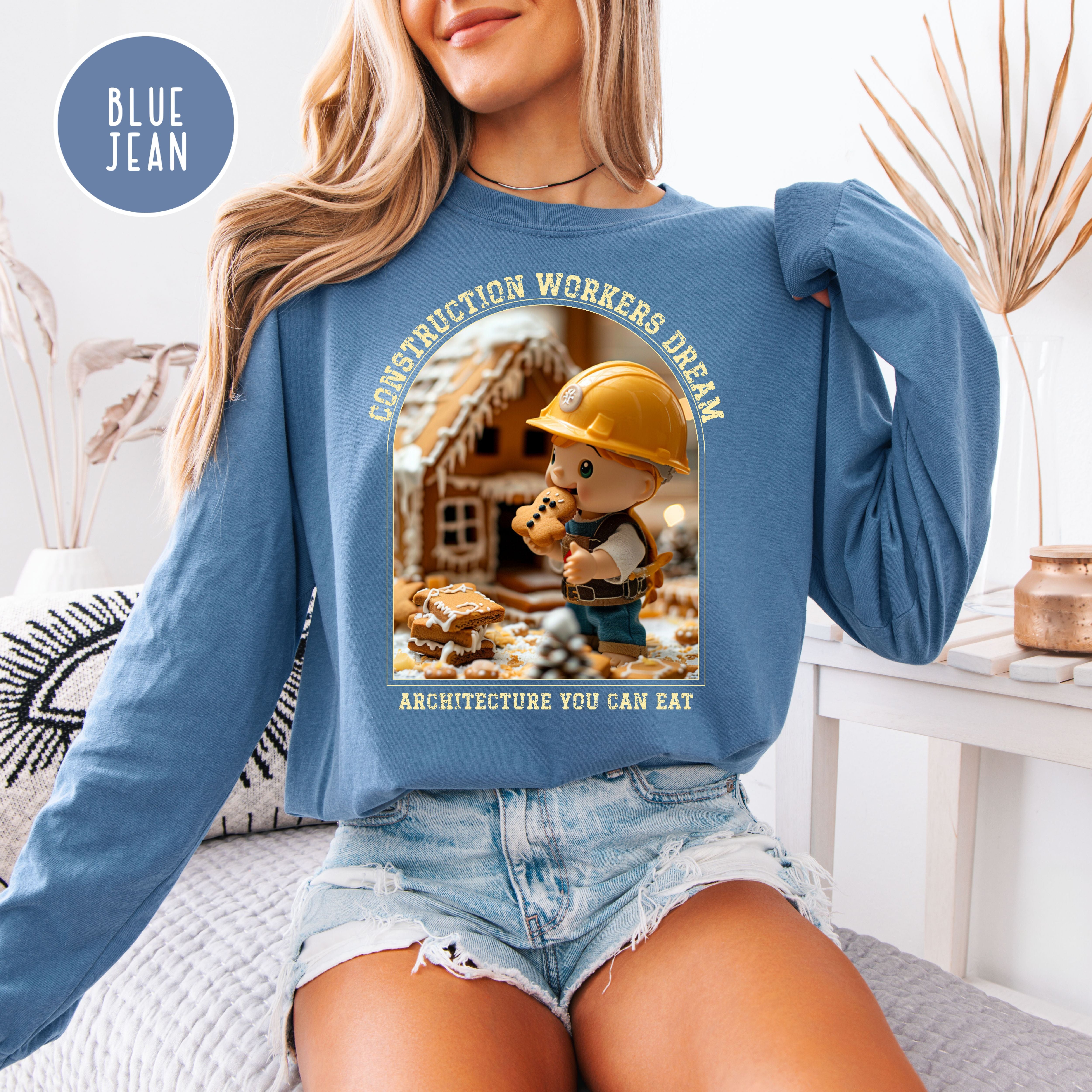 Funny Gingerbread House Contest Unisex Comfort Colors Long Sleeve Shirt
