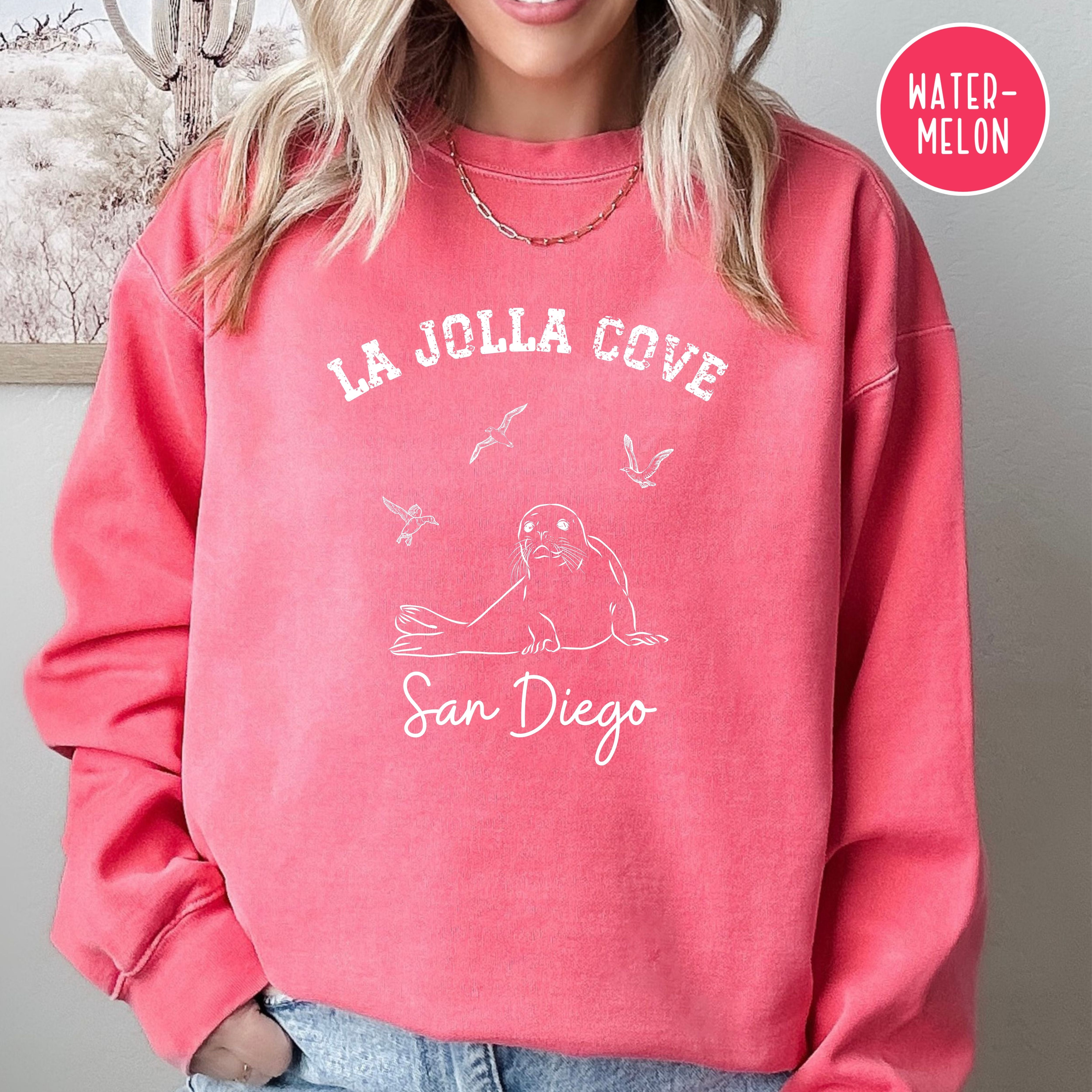 La Jolla Cove San Diego Comfort Colors® Crewneck Unisex Sweatshirt