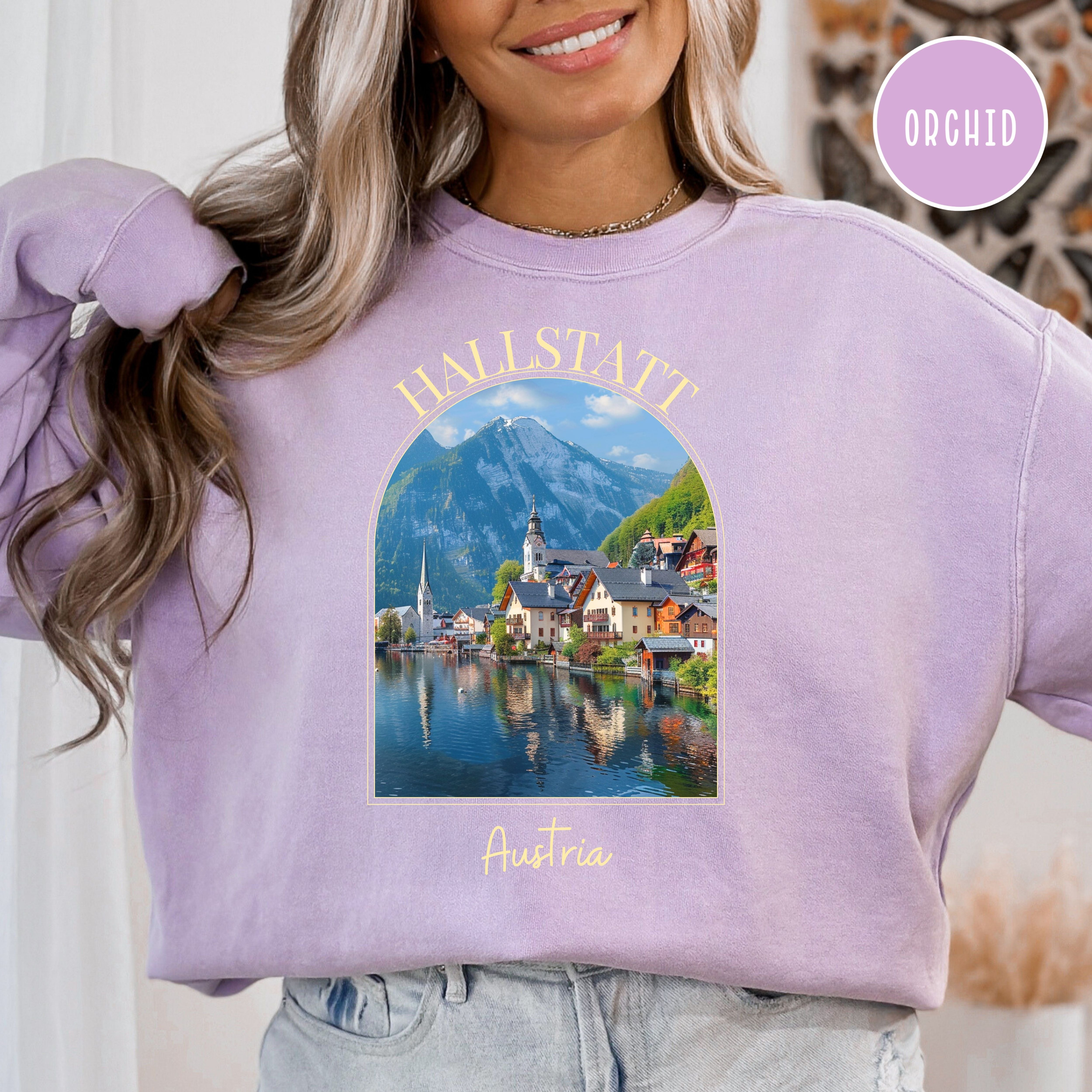 Hallstatt Austria Comfort Colors® Sweatshirt