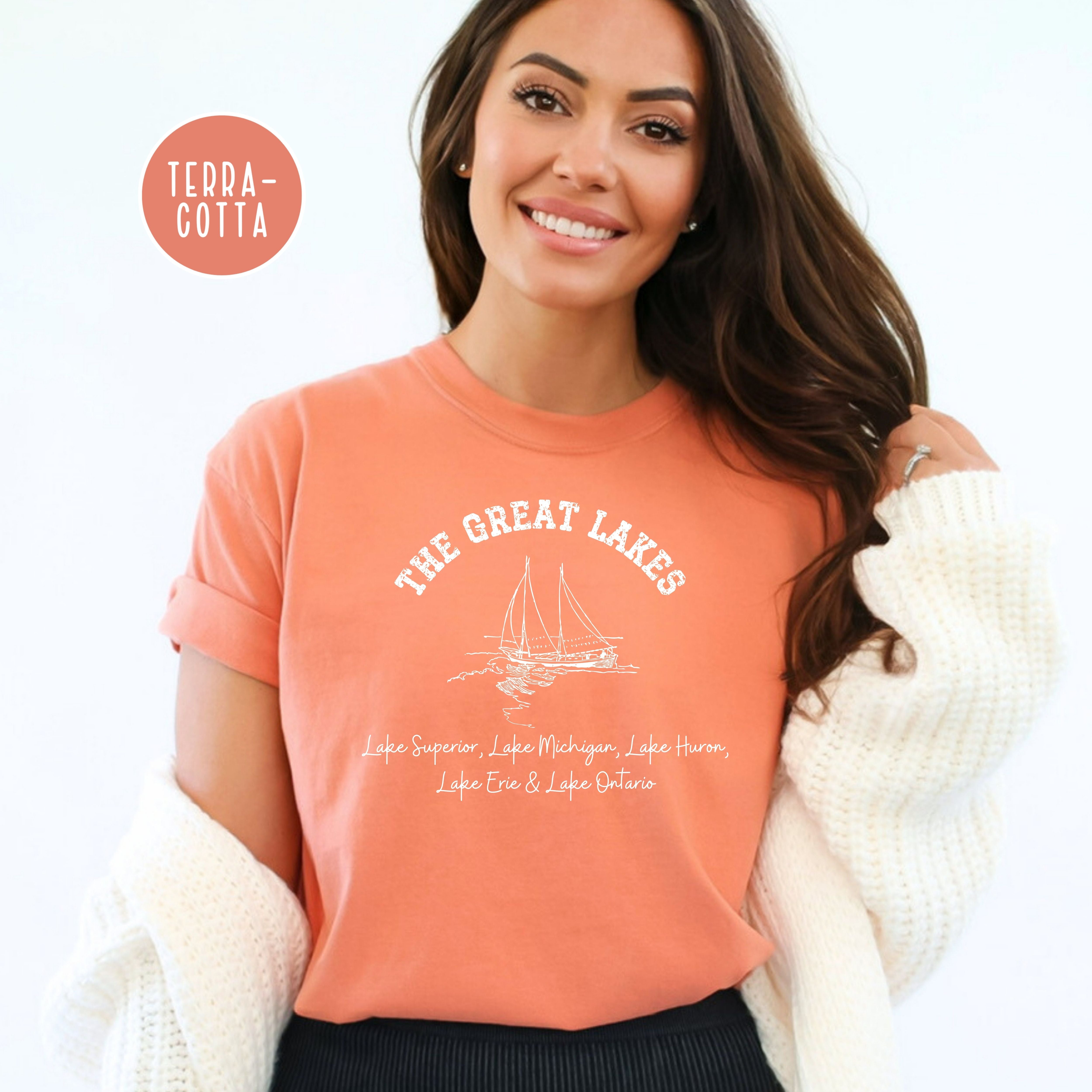 Great Lakes Grunge Style Comfort Colors® Tee