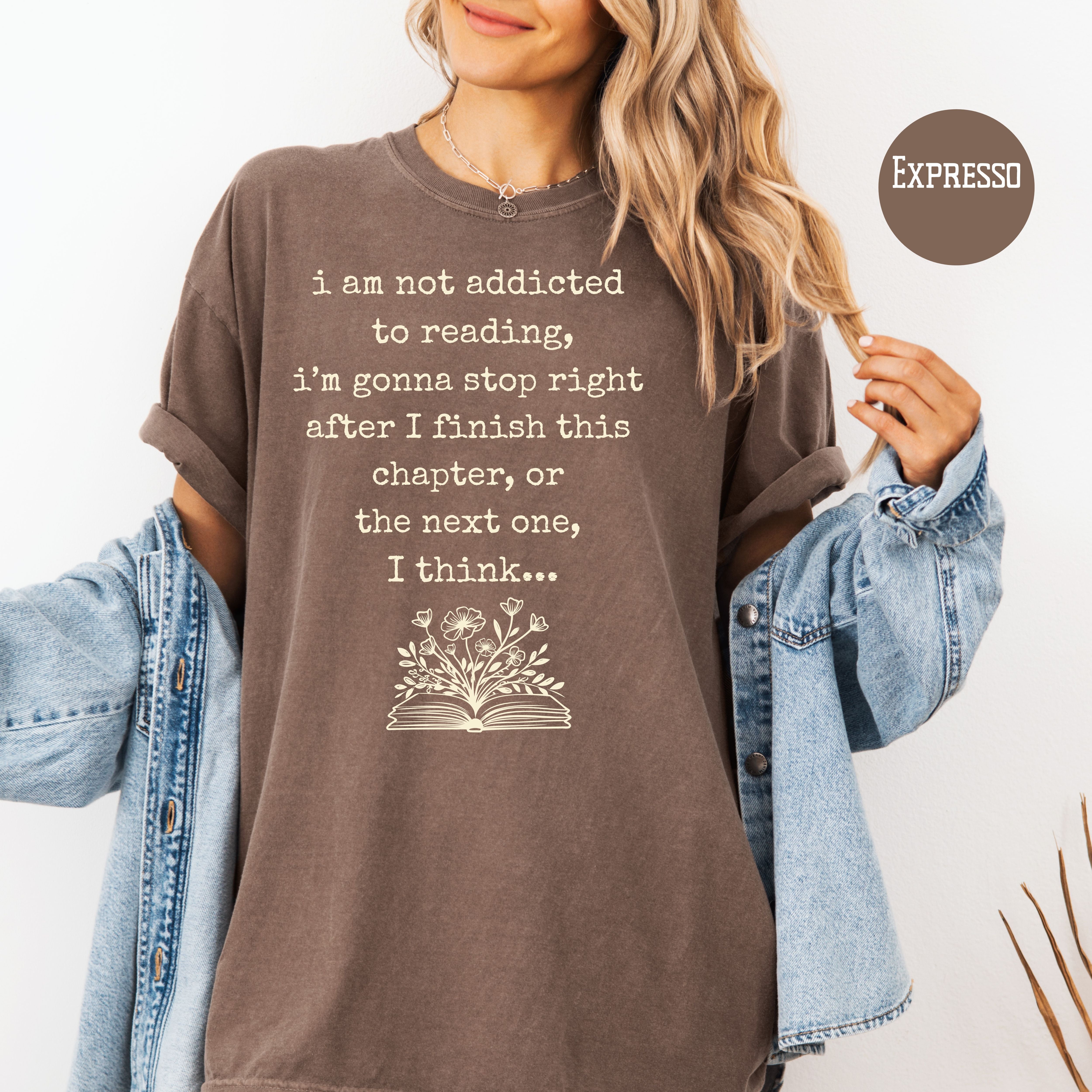 Funny Gift Shirt for Book Lover Comfort Colors Funny Book Club Tee Shirt