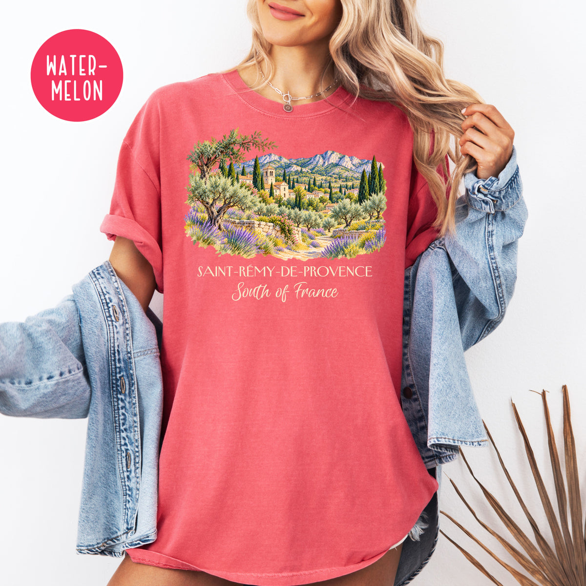 South of France Comfort Colors Vacation Gift Shirt, Saint Remy de Provence Shirt, Van Gogh Trail Gift Tee, France Travel, Van Gogh Fan Gift