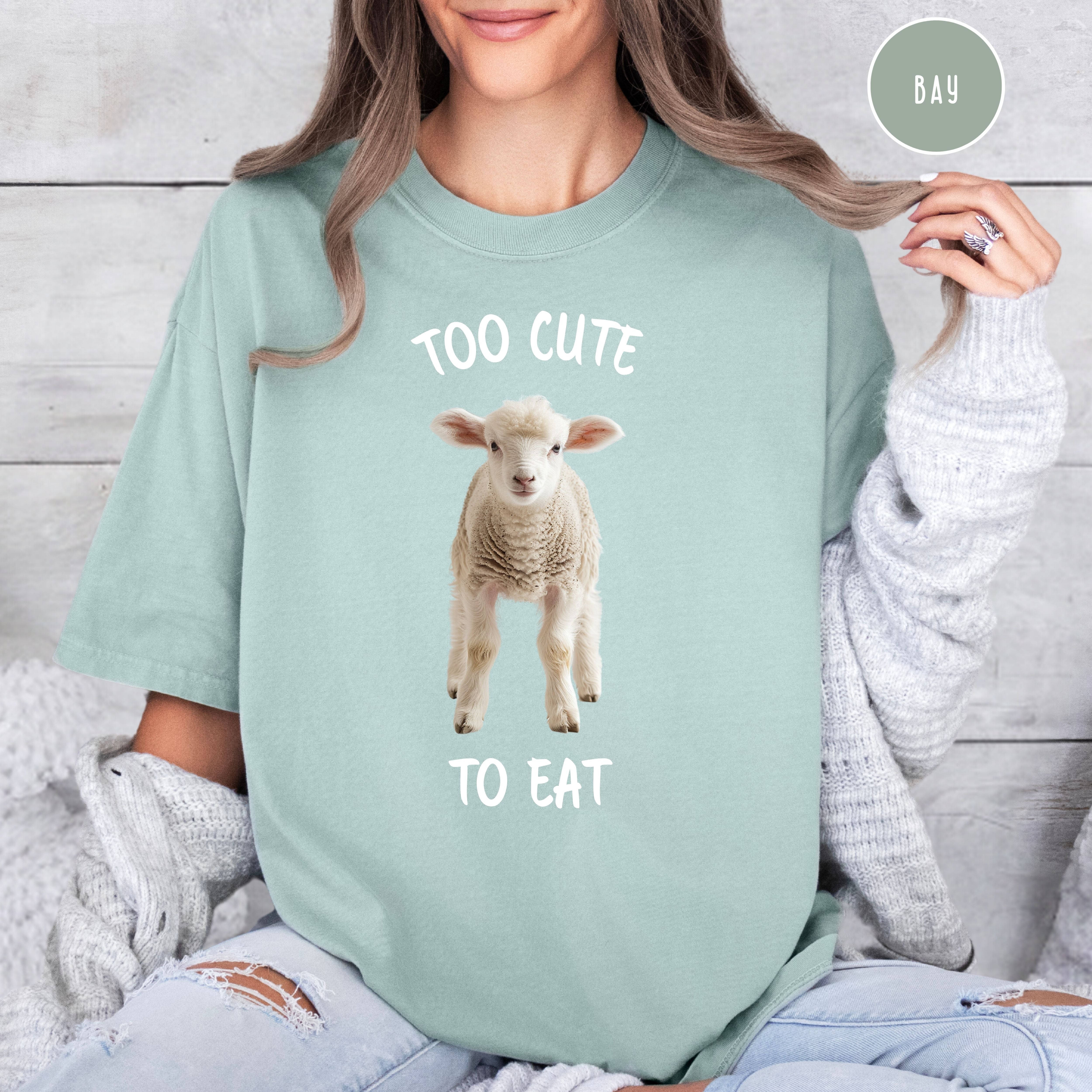 Too Cute To Eat Animal Rights Activist Comfort Colors® Tee