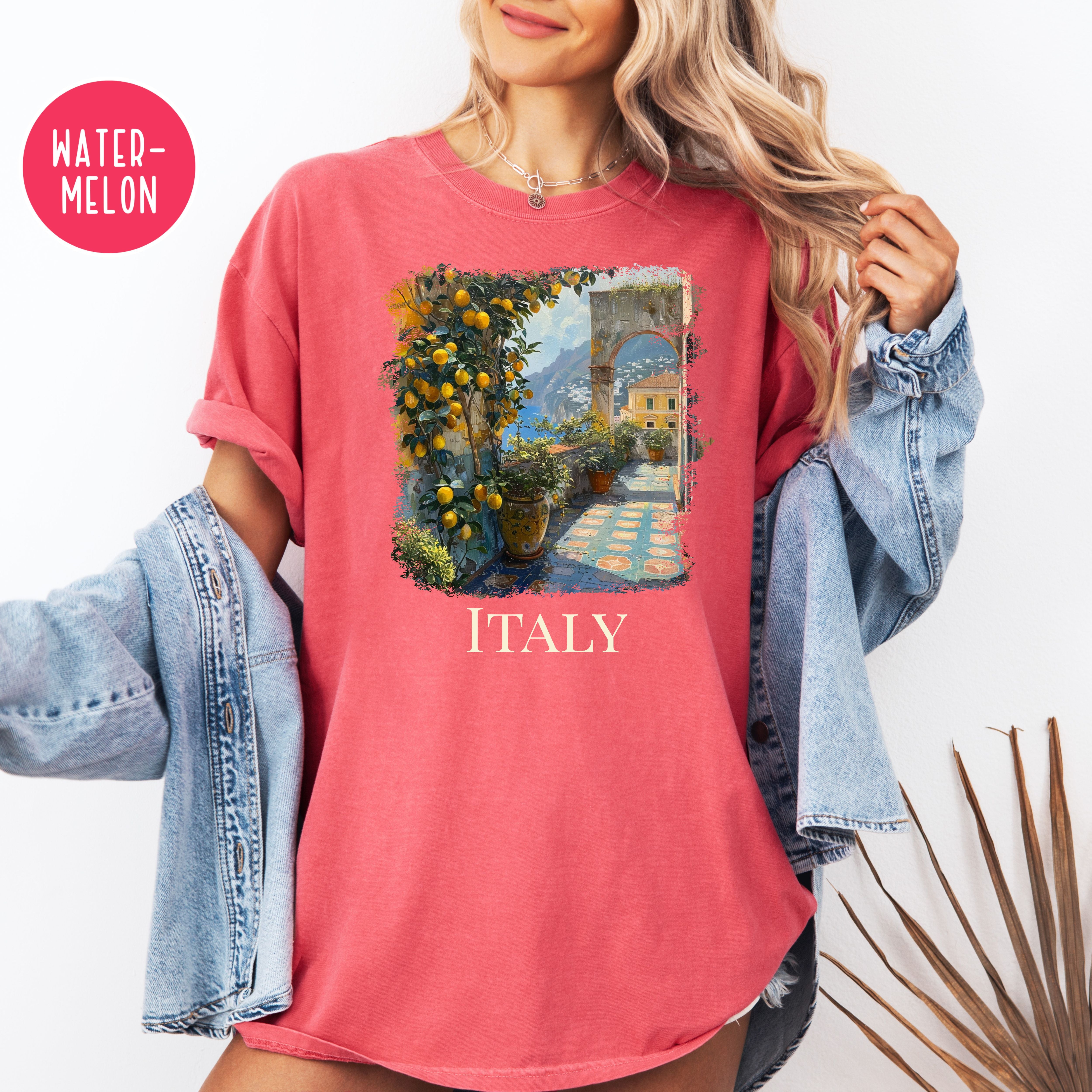 Italy Lover Comfort Colors Vacation Gift Tee