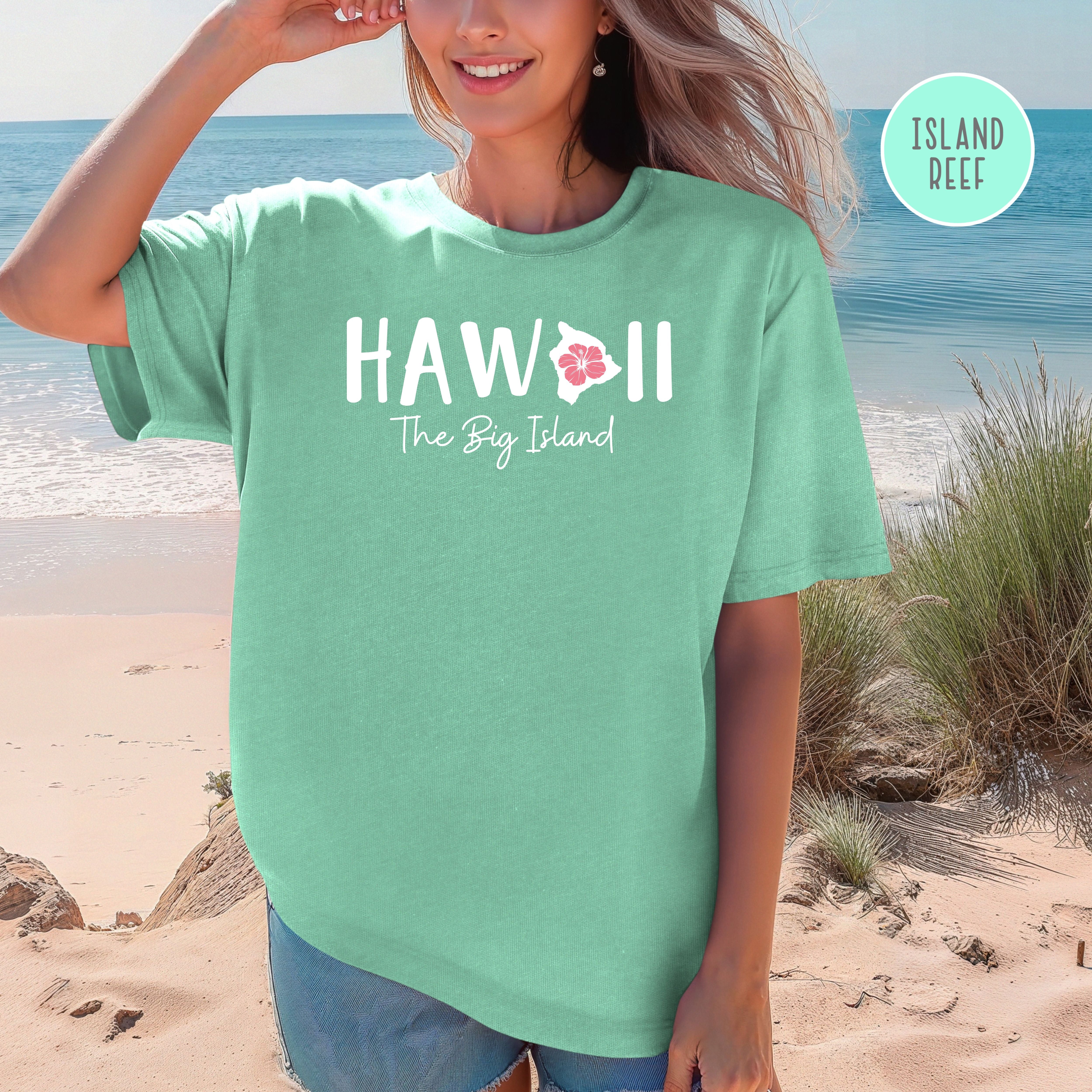 Hawaii The Big Island Comfort Colors Tee Shirt