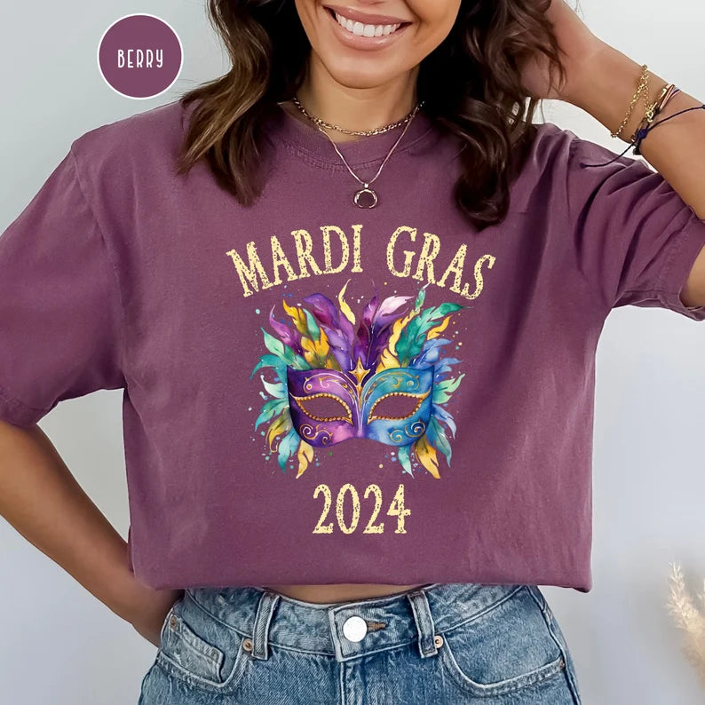 Mardi Gras 2024 Comfort Colors® Tee