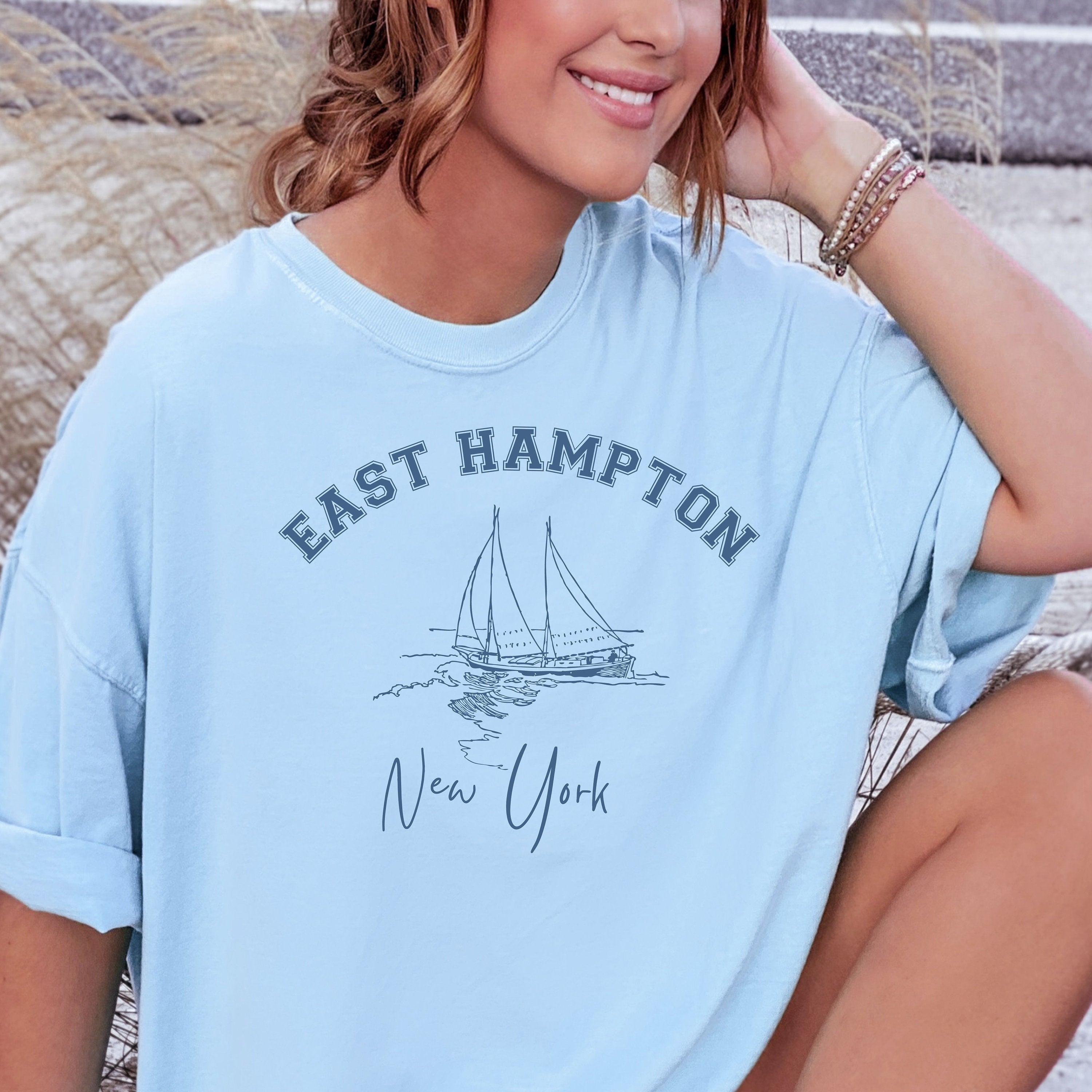 East Hampton Adult Unisex Crewneck T-Shirt