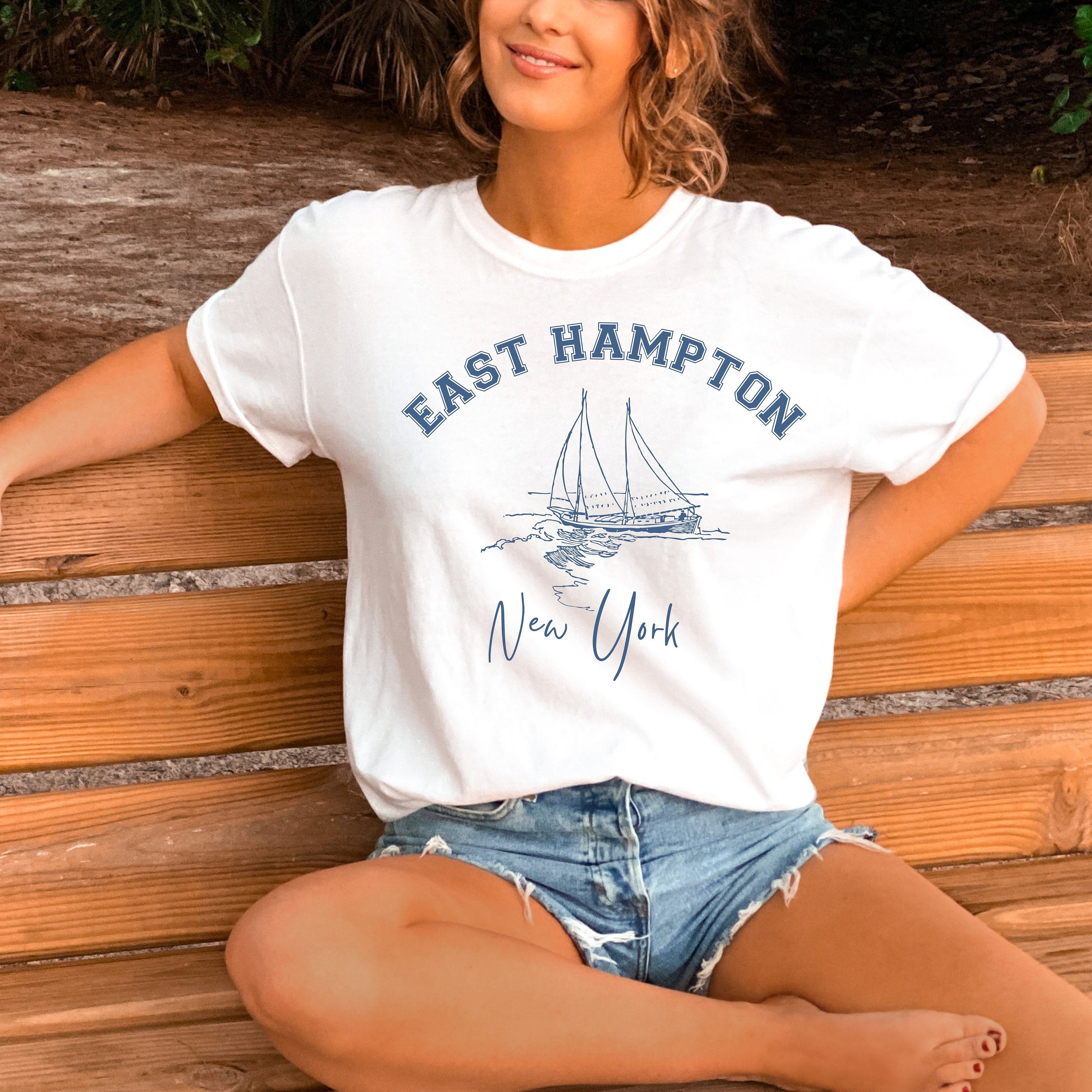 East Hampton Adult Unisex Crewneck T-Shirt