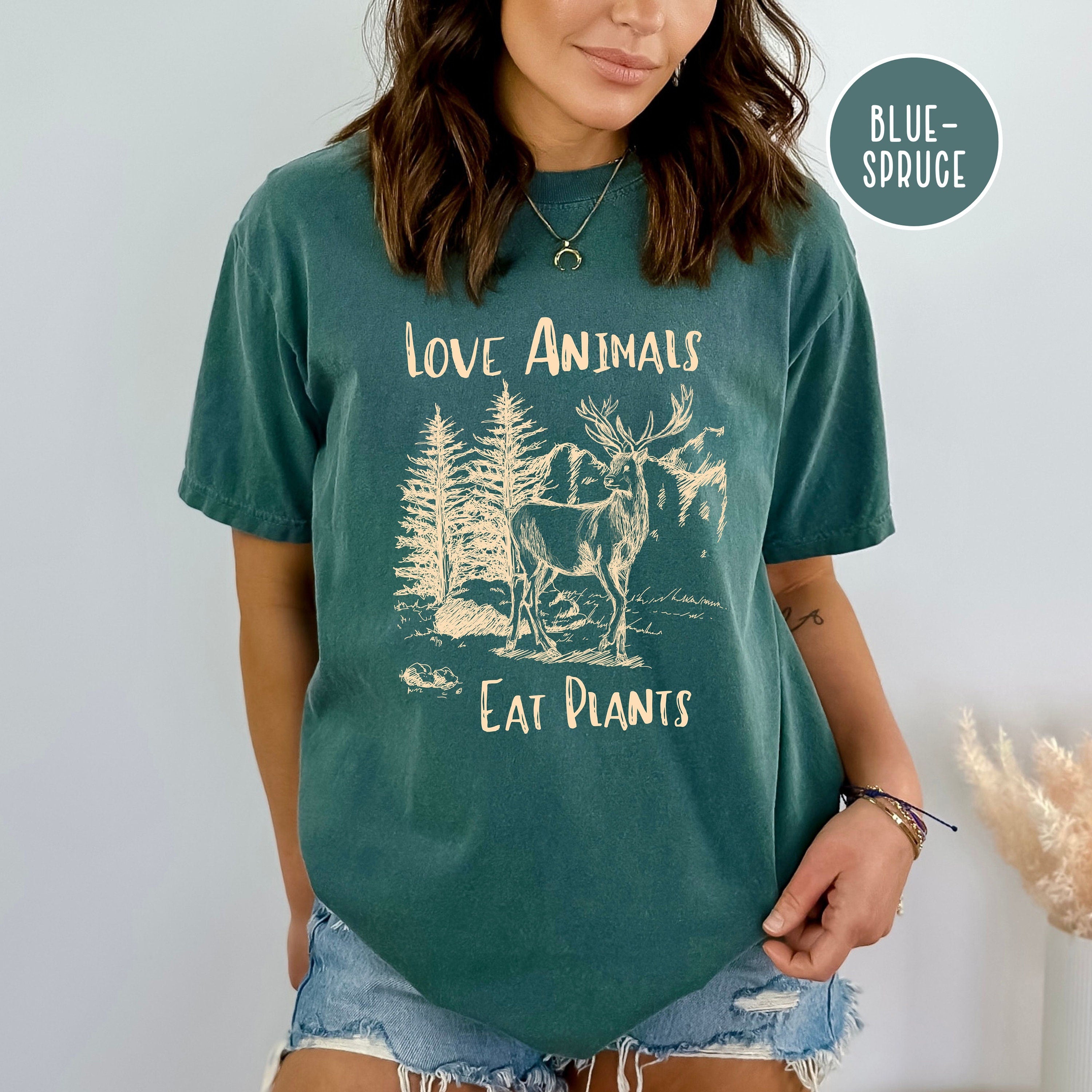 Love Animals Eat Plants Vegetarian Comfort Colors® Gift Tee