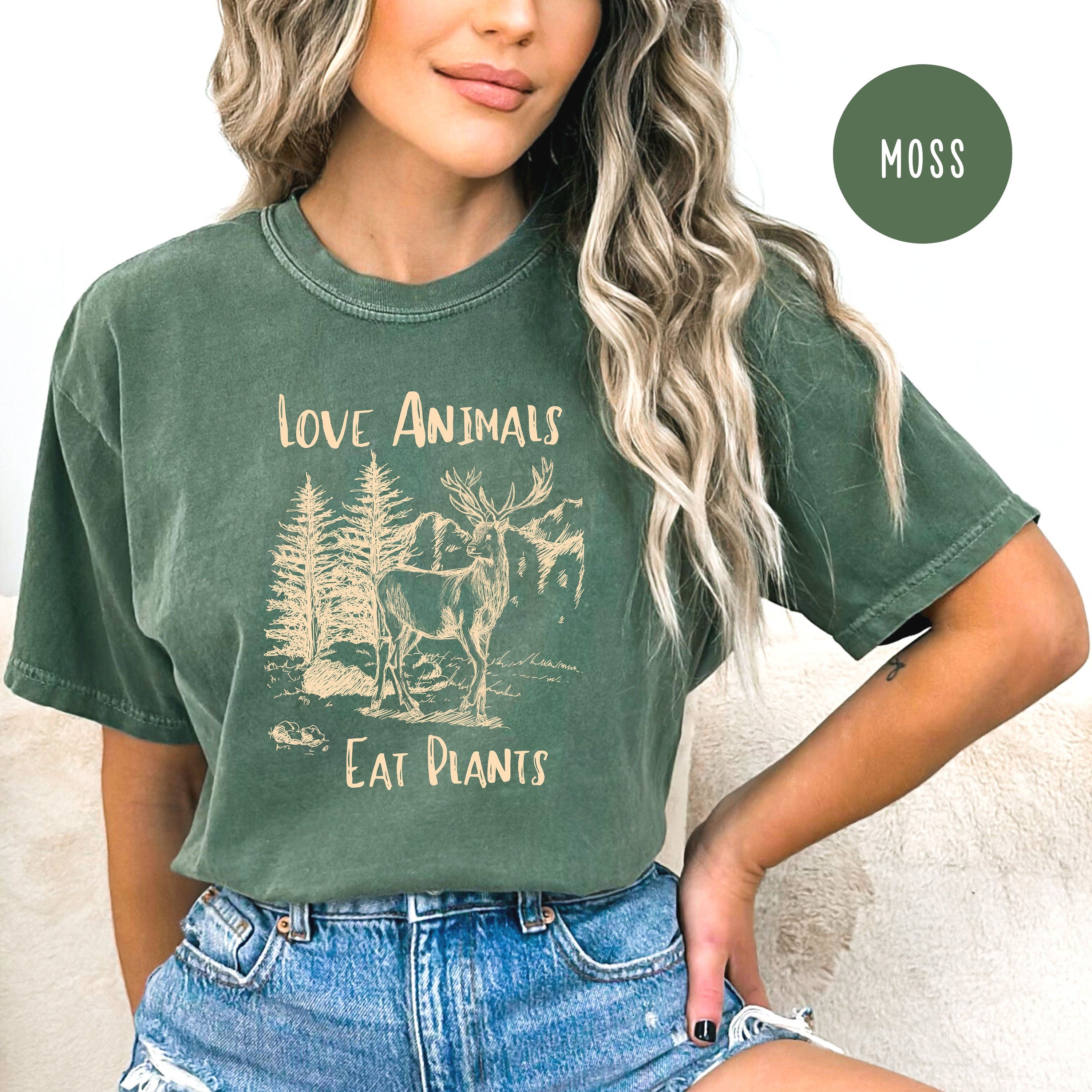 Love Animals Eat Plants Vegetarian Comfort Colors® Gift Tee