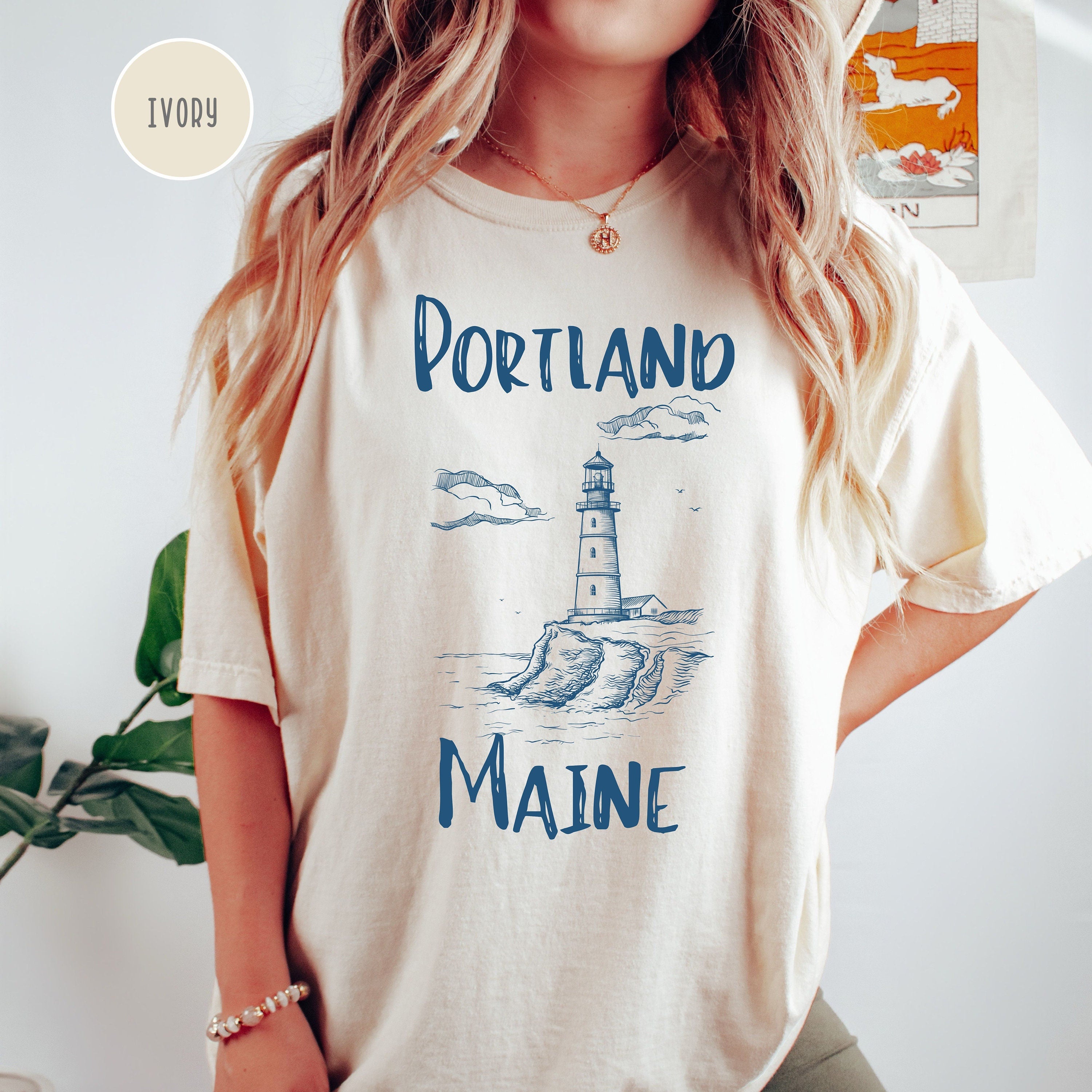 Portland Maine Lighthouse Comfort Colors® Tee