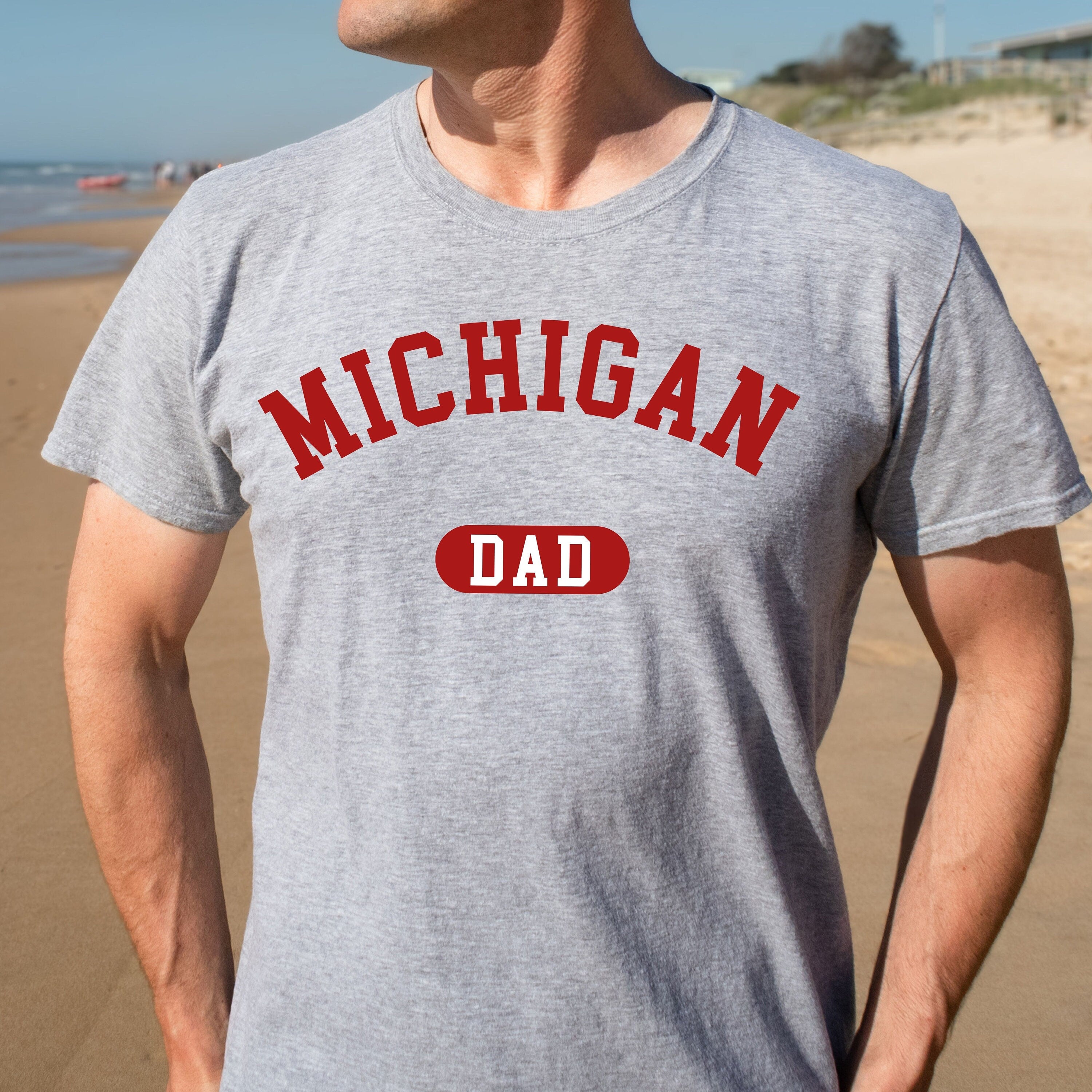 Michigan Dad Tee Shirt