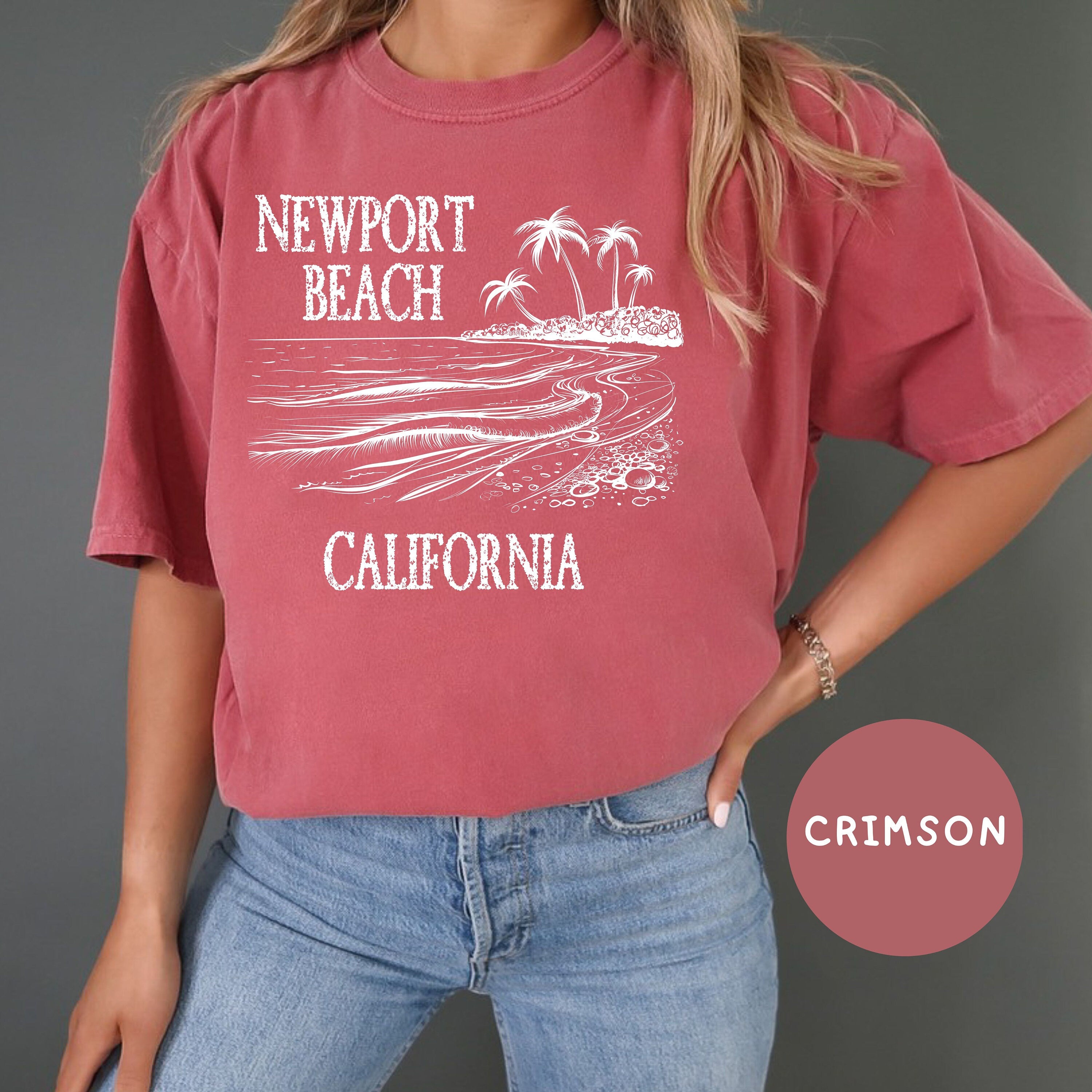 Newport Beach California Grunge Comfort Colors® Tee