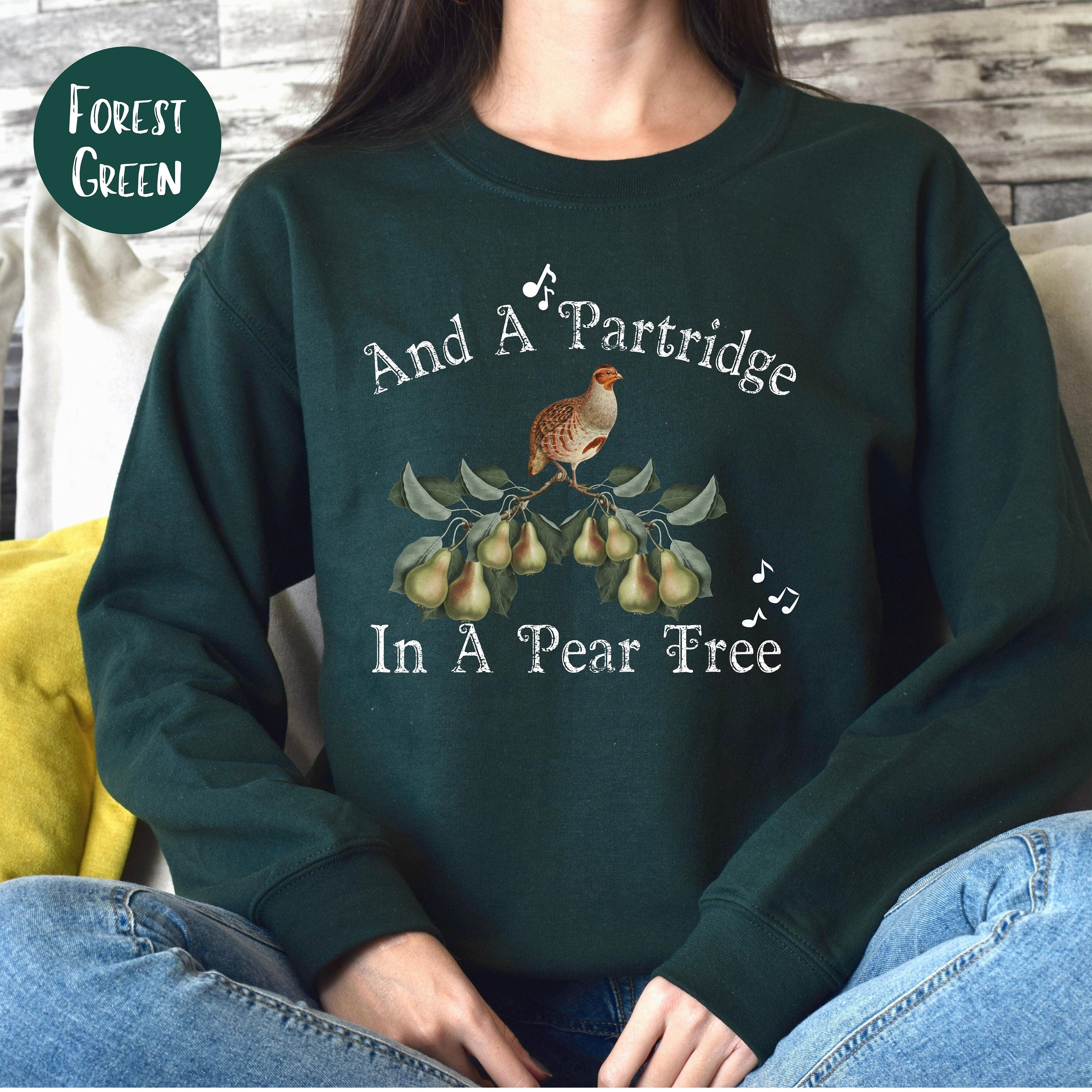 A Partridge In A Pear Tree Christmas Carol Sweatshirt