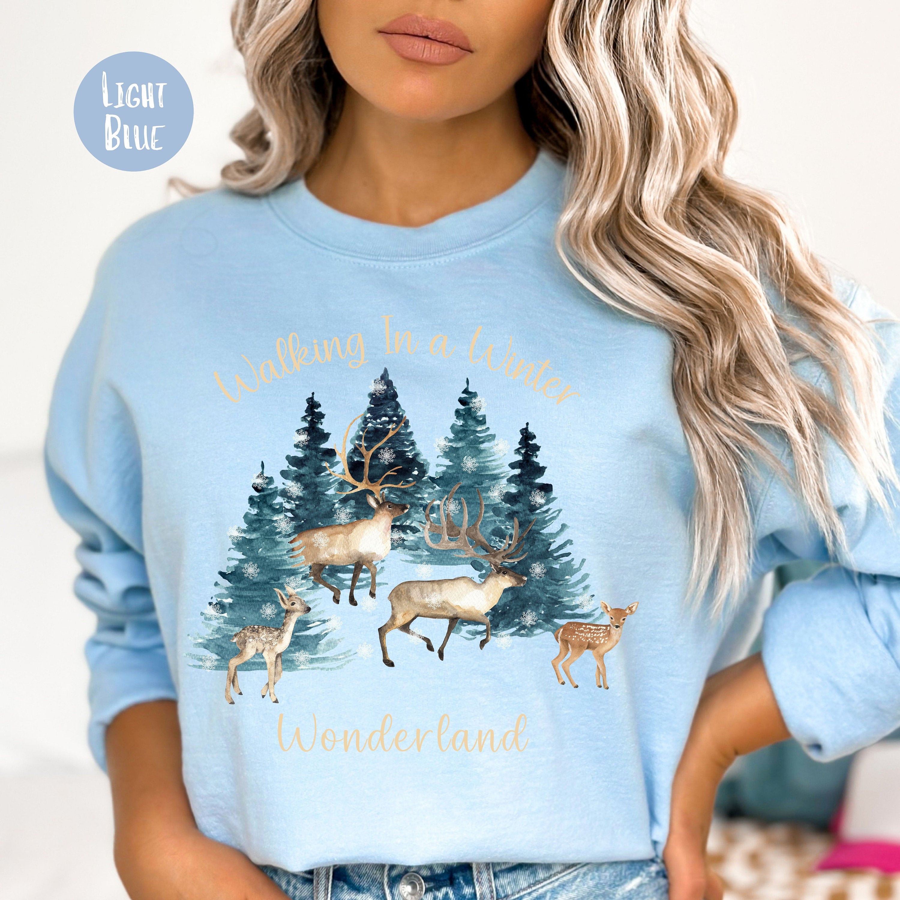 Walking in Winter Wonderland Christmas Sweatshirt