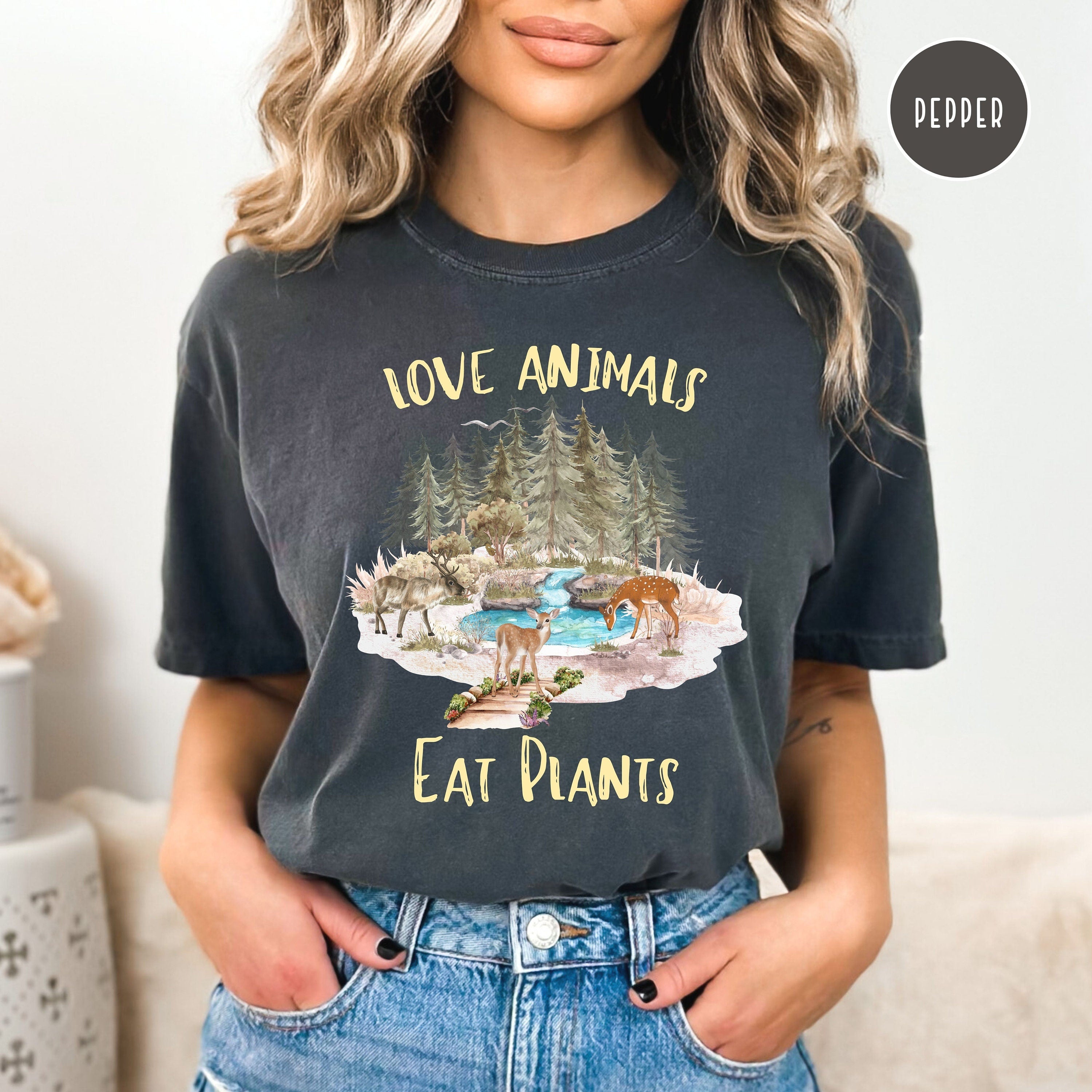 Love Animals Eat Plants Comfort Colors® Tee