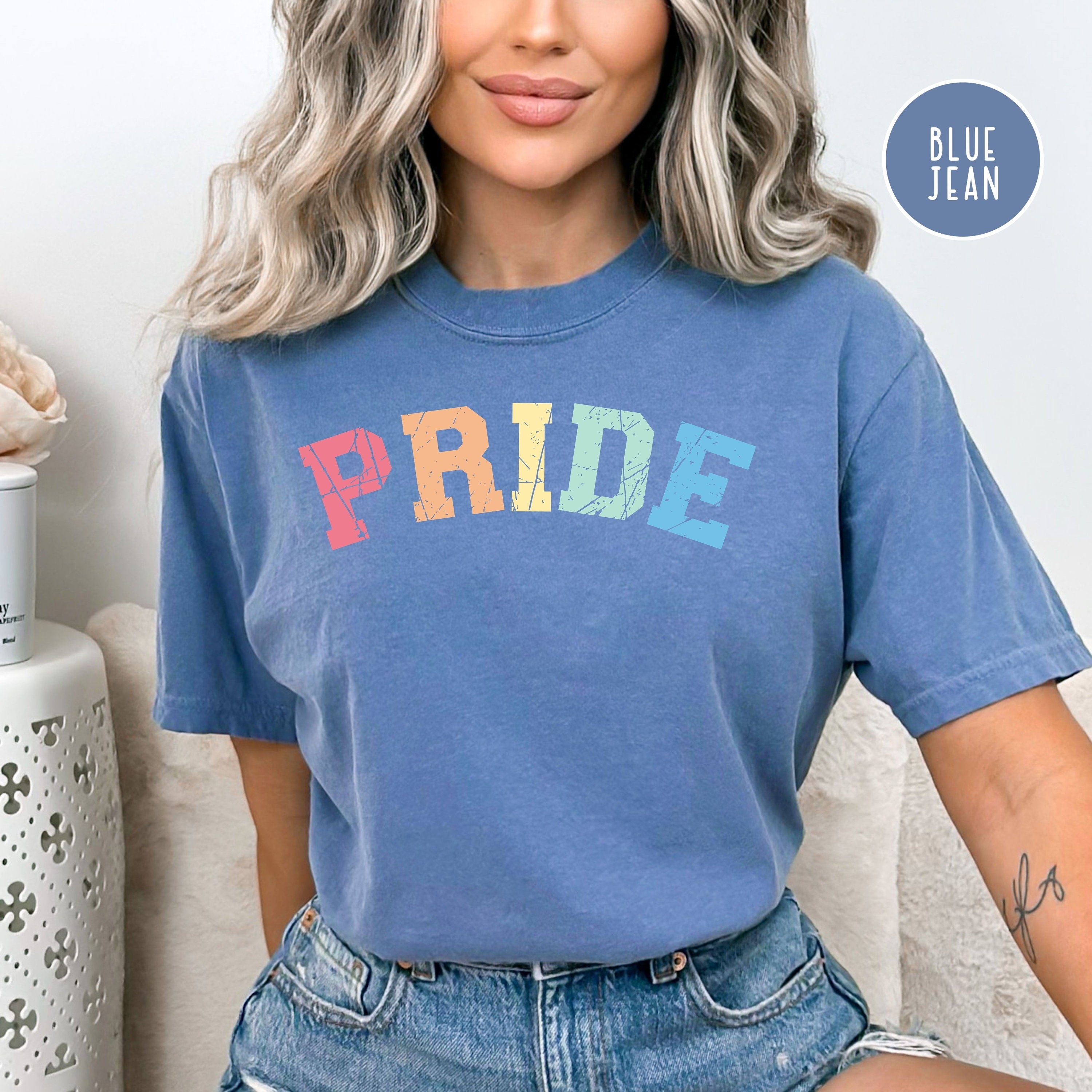 Pride Rainbow Colors Grunge Style Comfort Colors® Tee