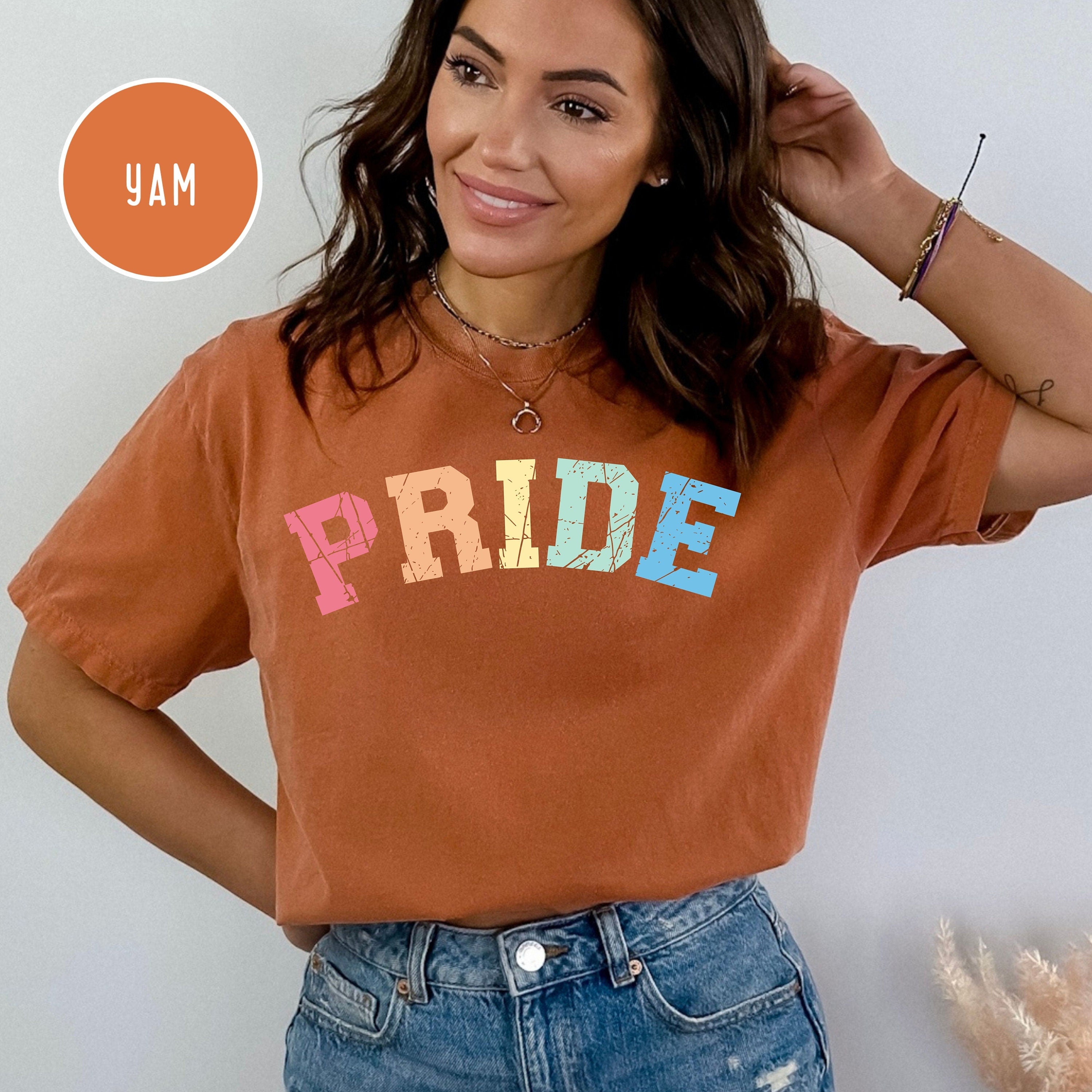 Pride Rainbow Colors Grunge Style Comfort Colors® Tee