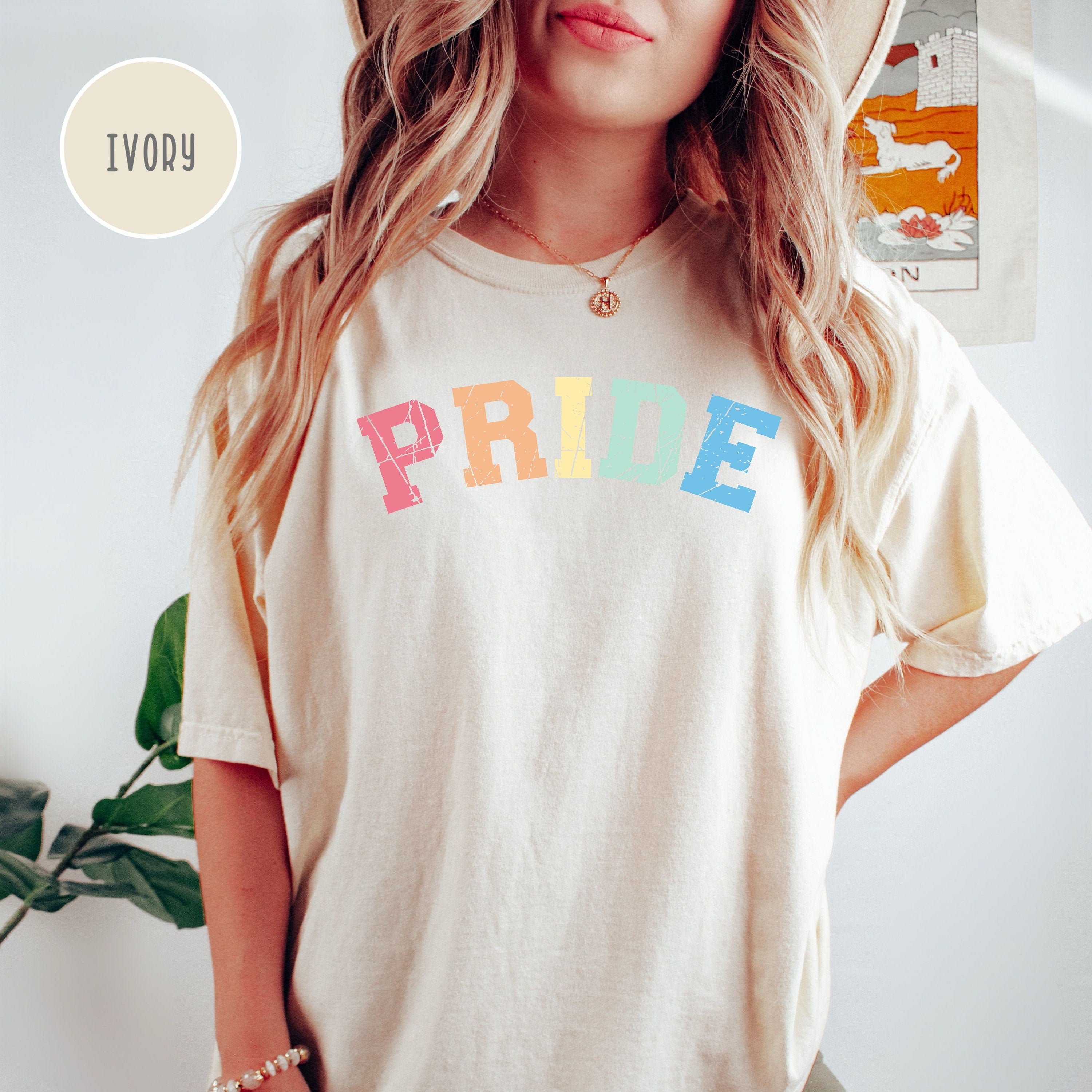 Pride Rainbow Colors Grunge Style Comfort Colors® Tee