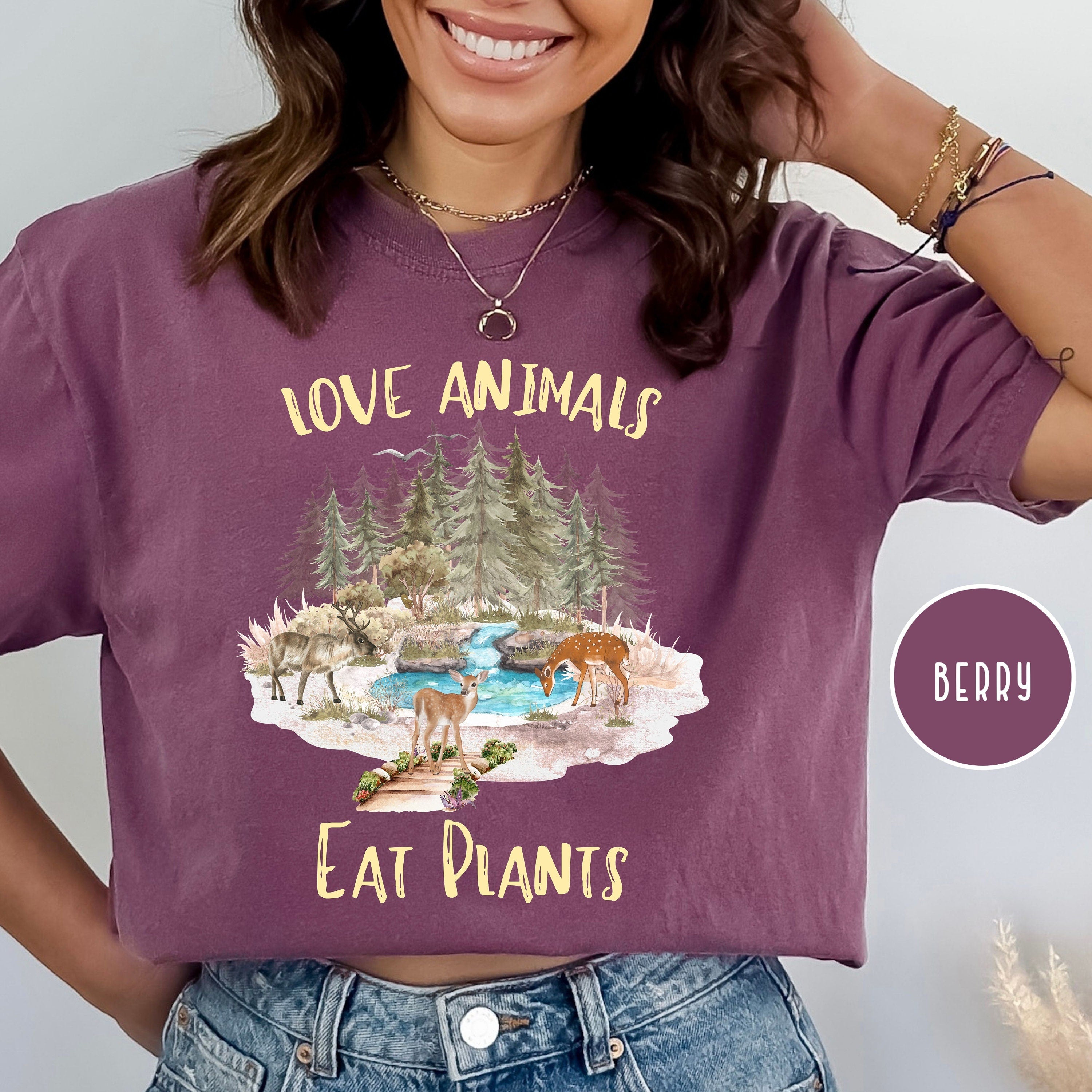 Love Animals Eat Plants Comfort Colors® Tee