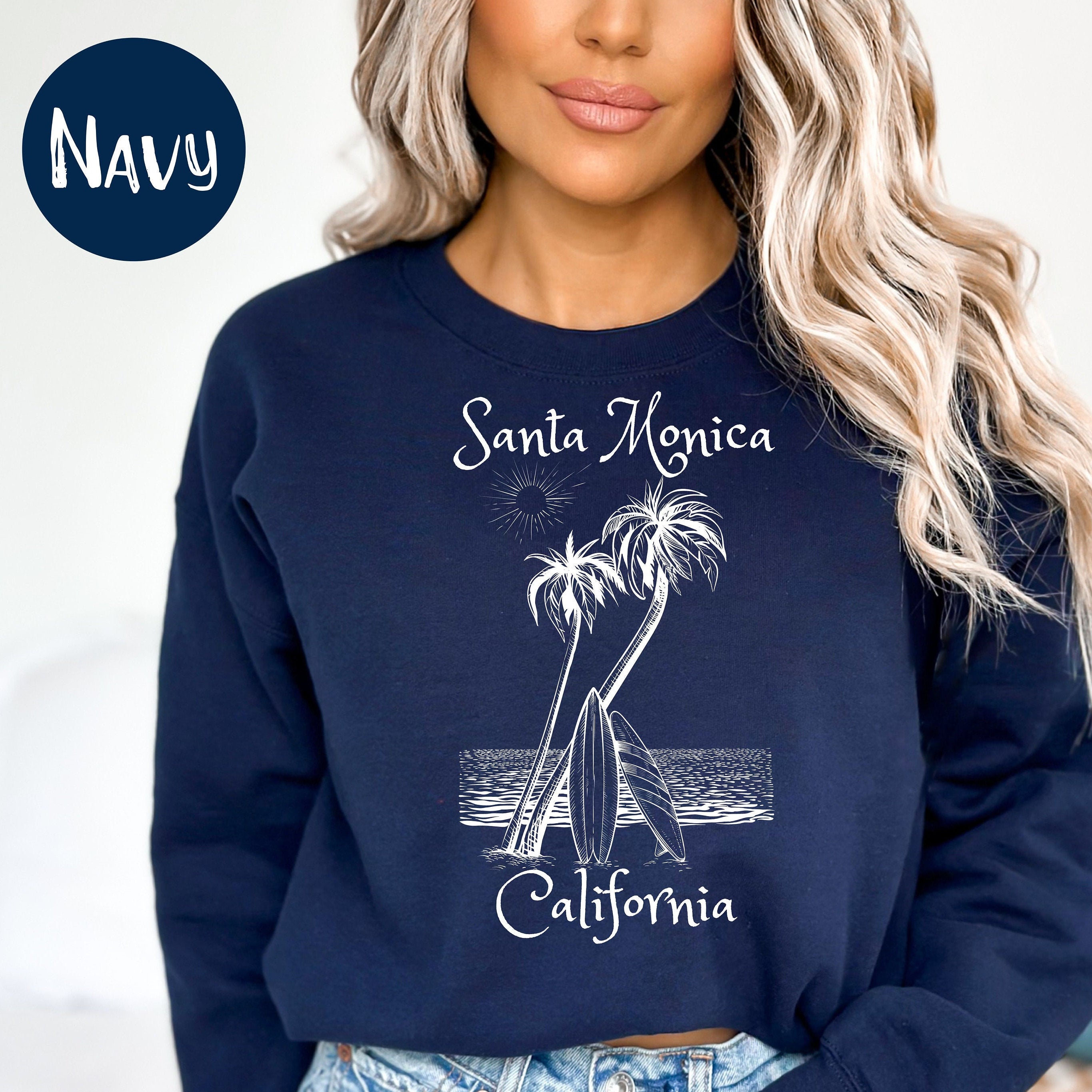 Santa Monica California Beach Sweatshirt