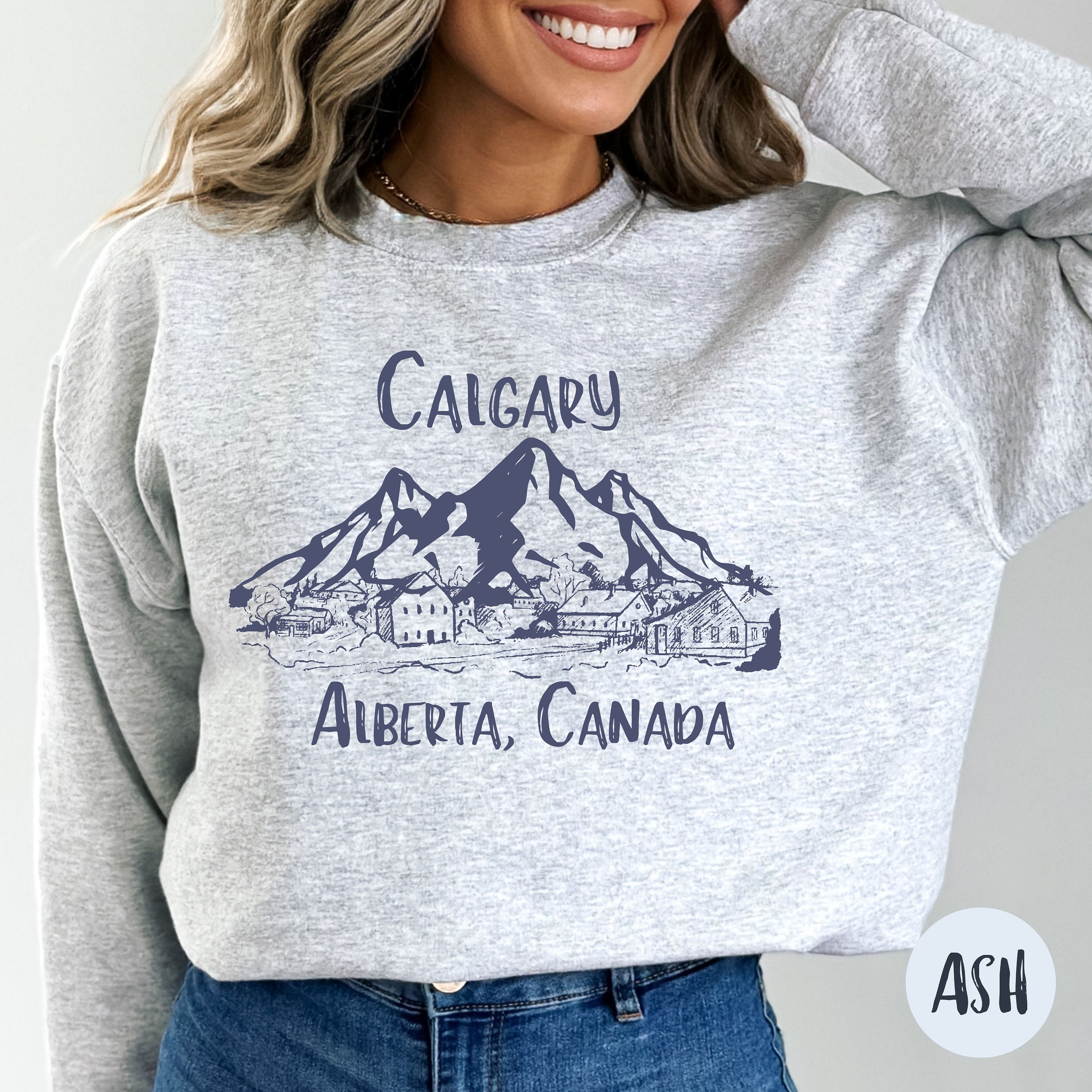 Calgary Alberta Canada Gildan Sweatshirt
