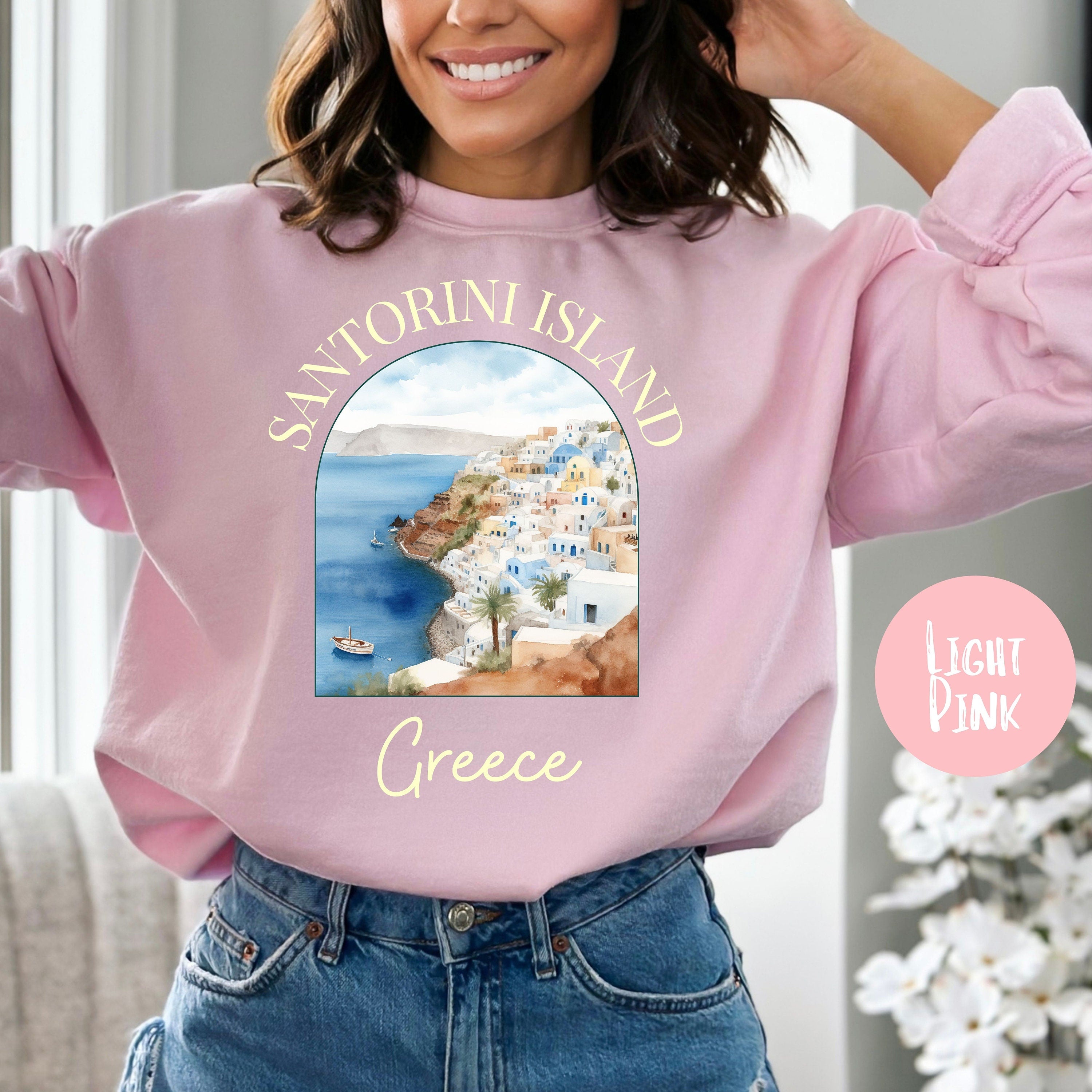 Santorini Island Greece Sweatshirt