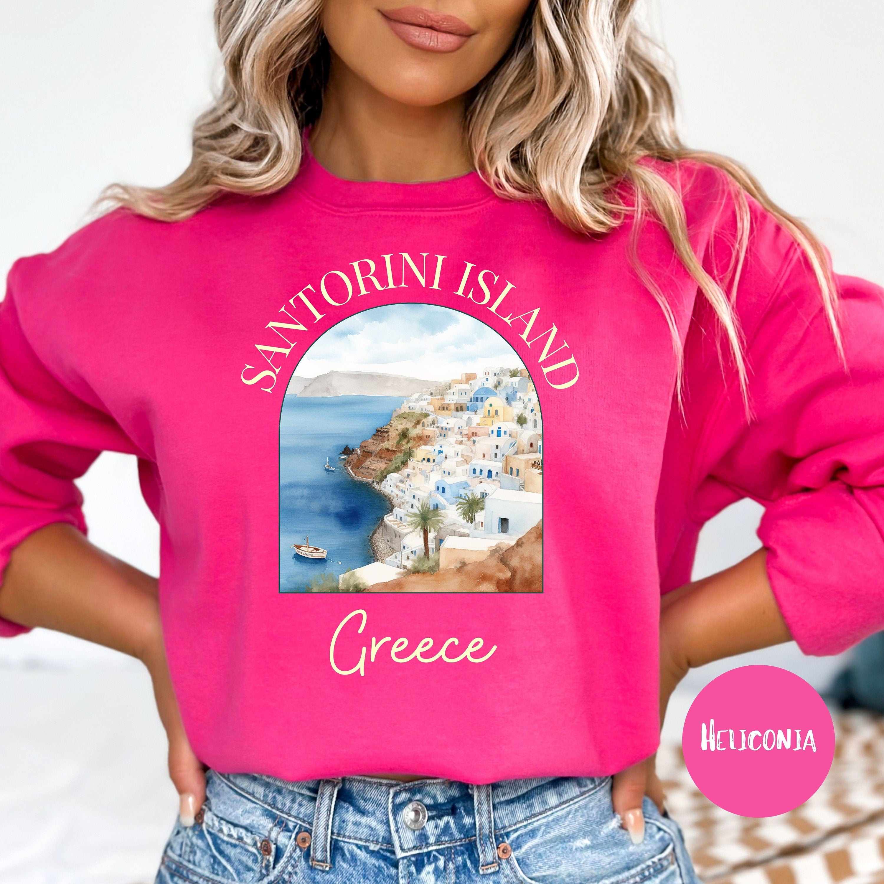 Santorini Island Greece Sweatshirt