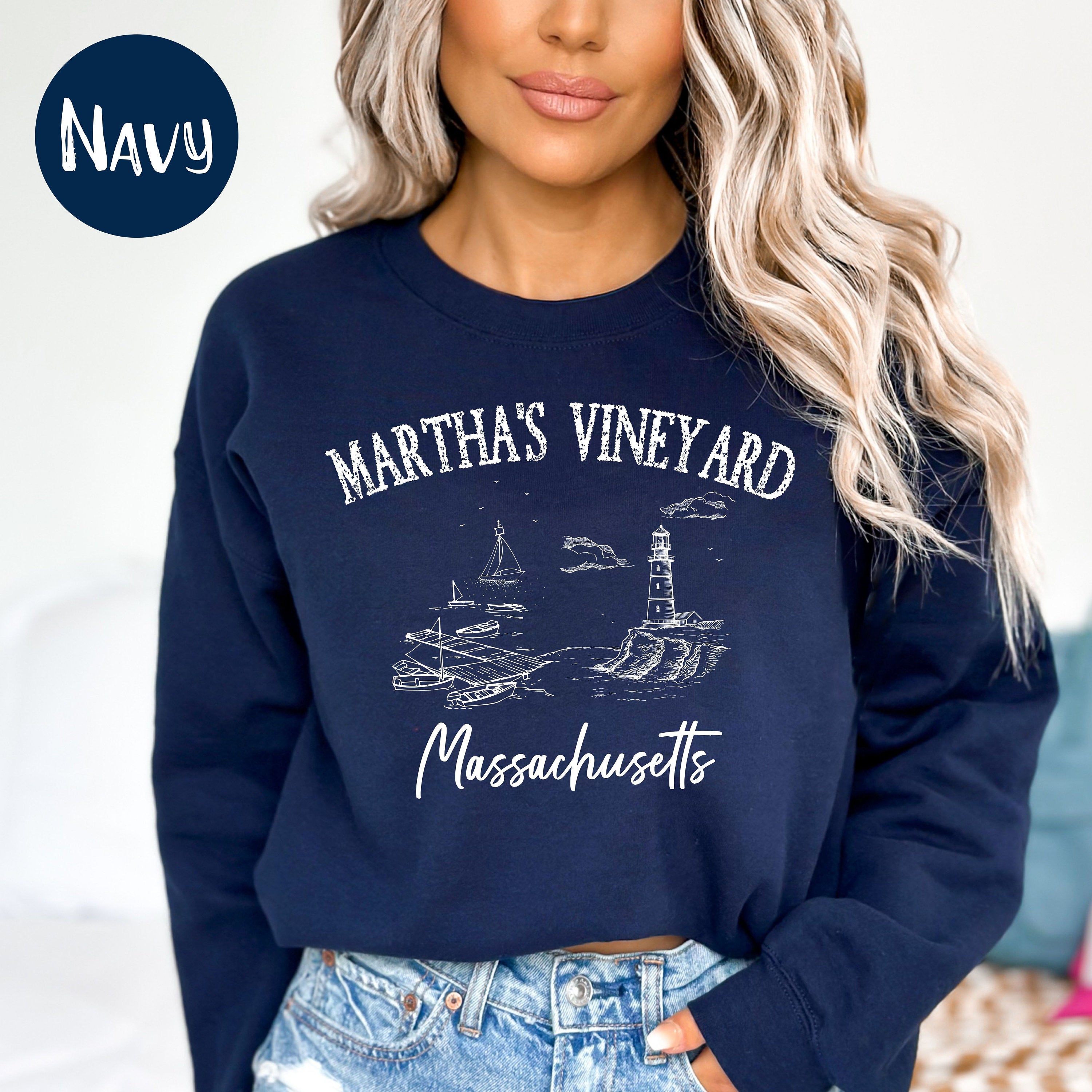 Martha's Vineyard Grunge Style Sweatshirt