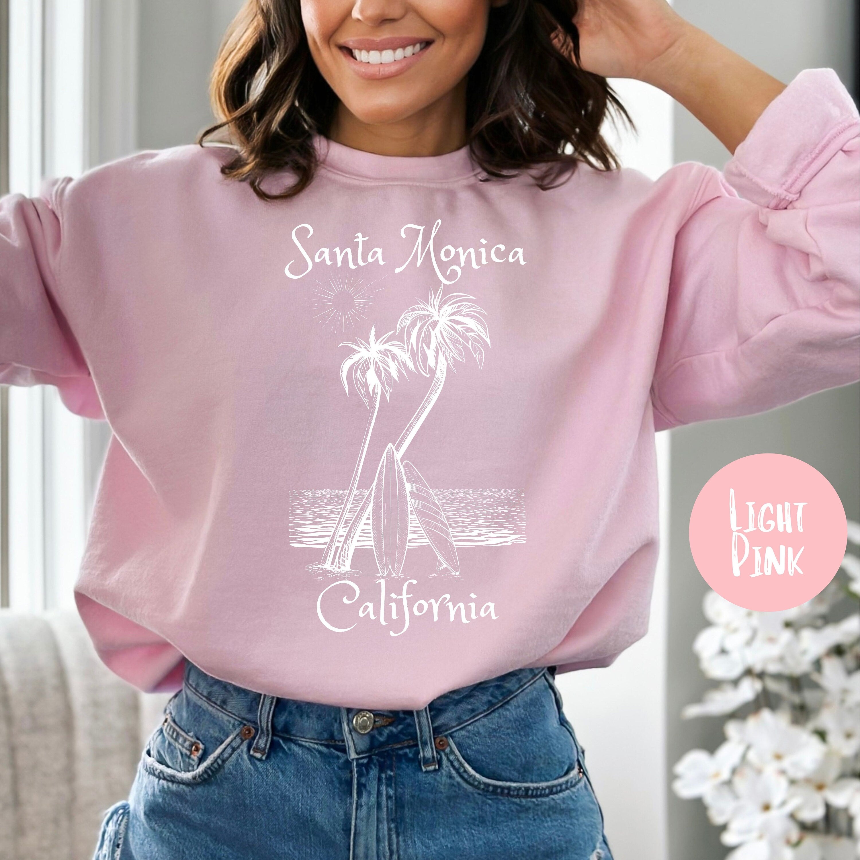 Santa Monica California Beach Sweatshirt