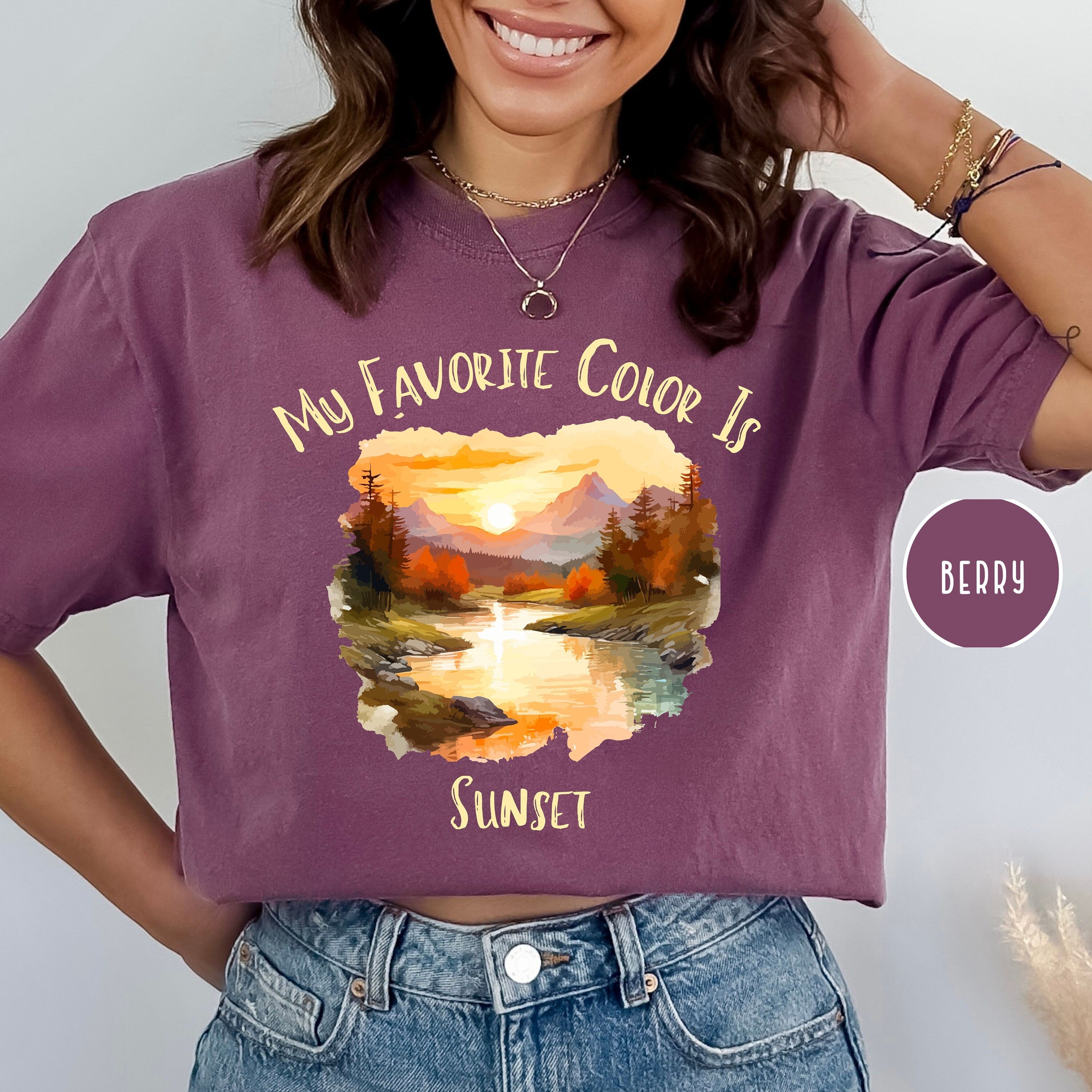 Sunset Is My Favorite Color Comfort Colors® Tee