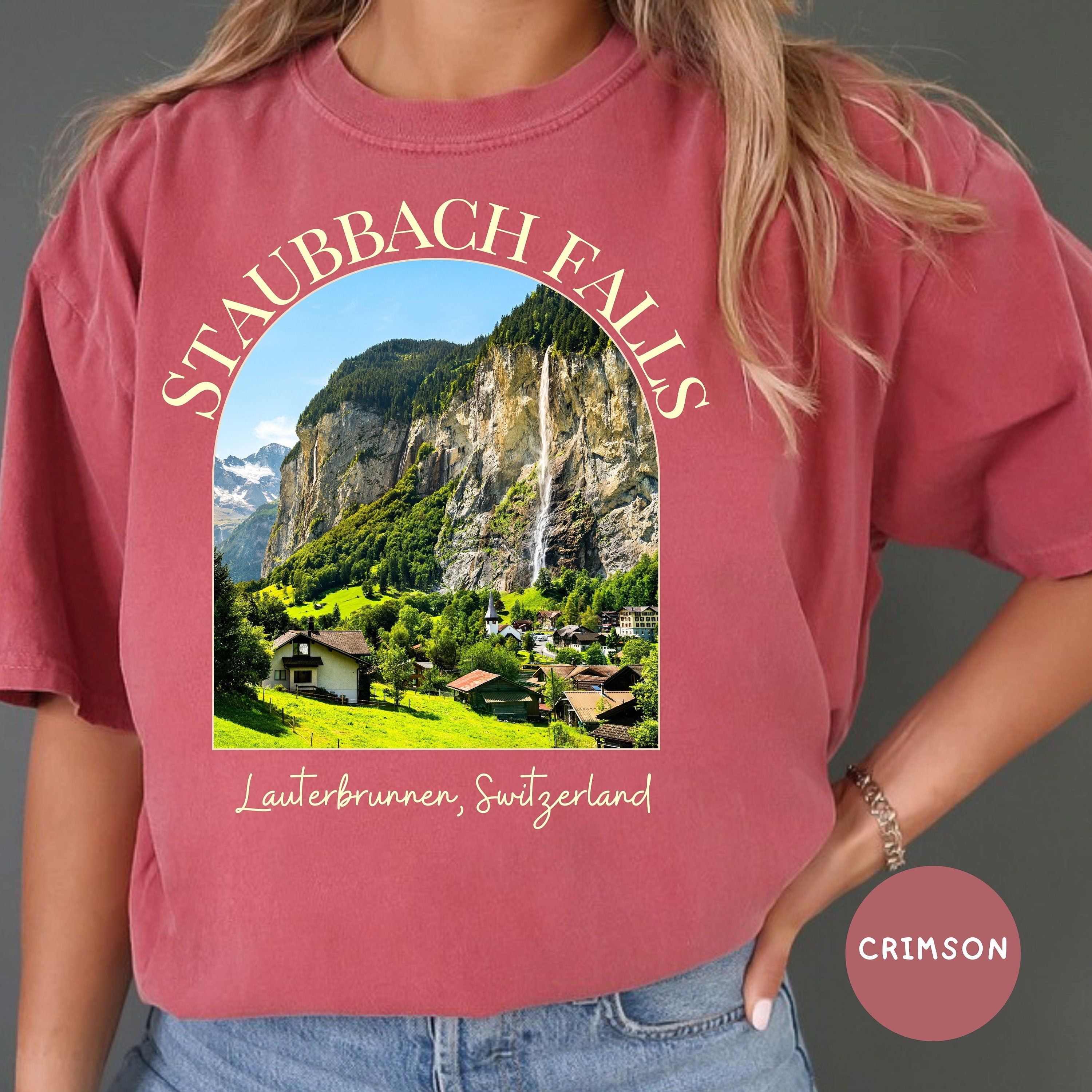 Staubbach Falls Switzerland Comfort Colors® Tee