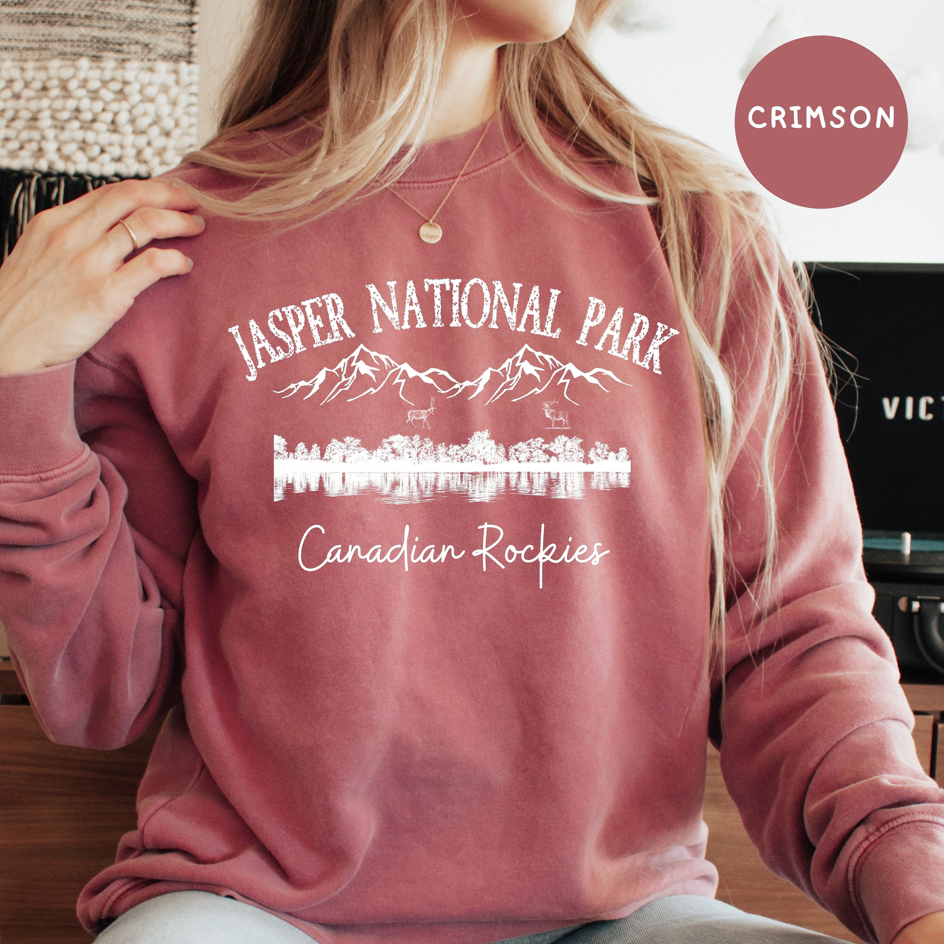 Jasper National Park Canadian Rockies Comfort Colors® Sweatshirt